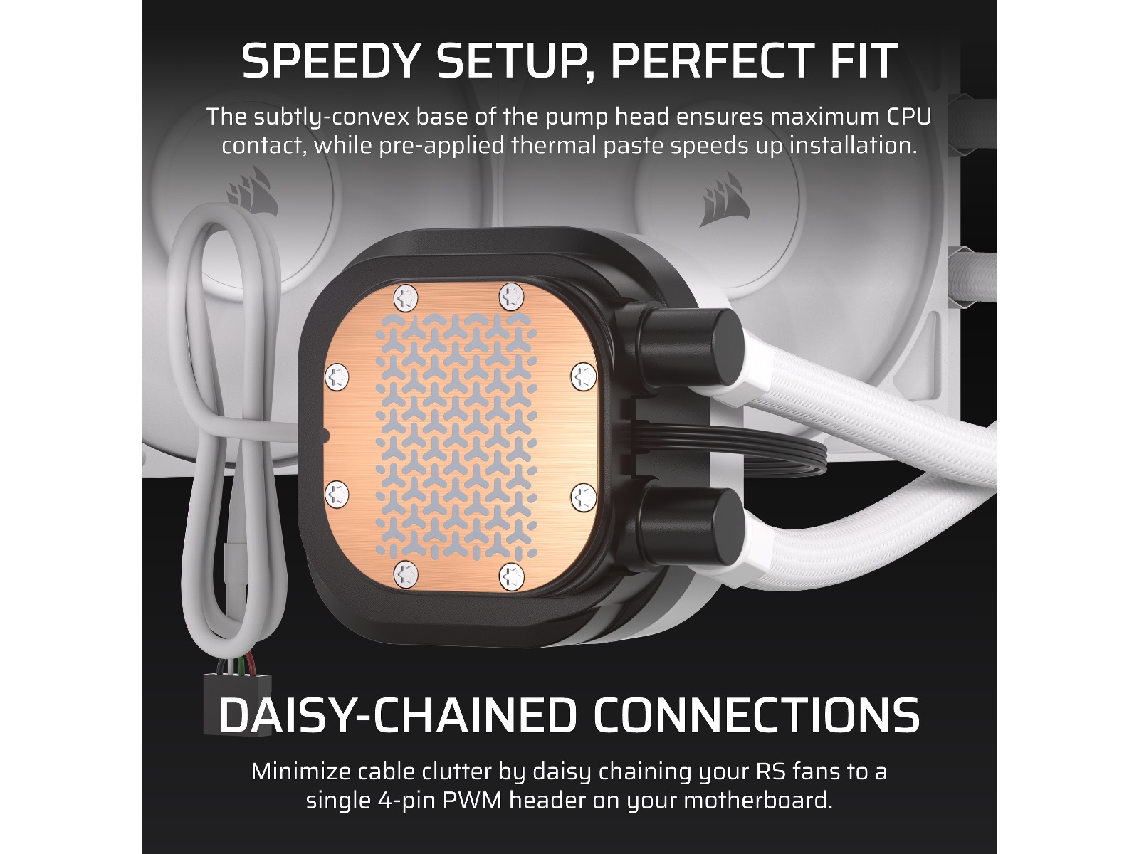 Corsair Nautilus 360 RS LCD Køler (hvidt) CPU - Vandkøling