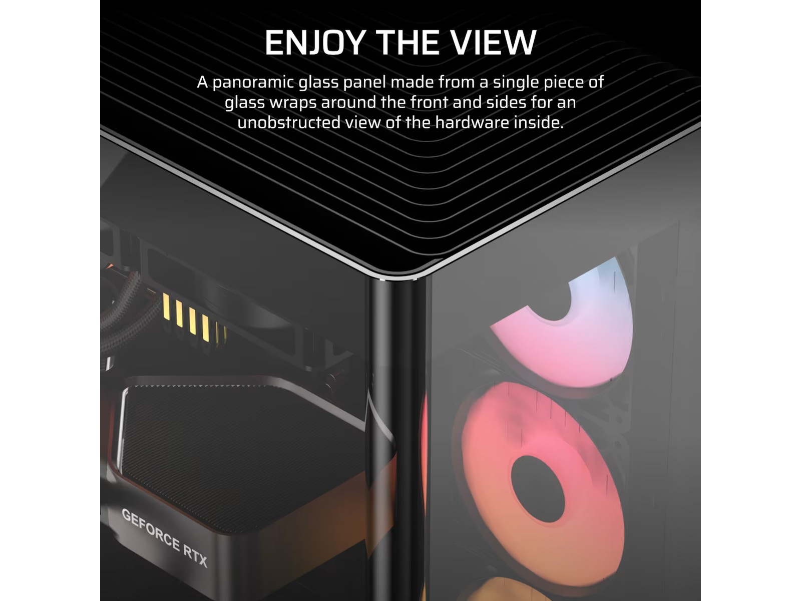 Corsair FRAME 4500X RS-R ARGB Mid Tower (sort) Midi Tower