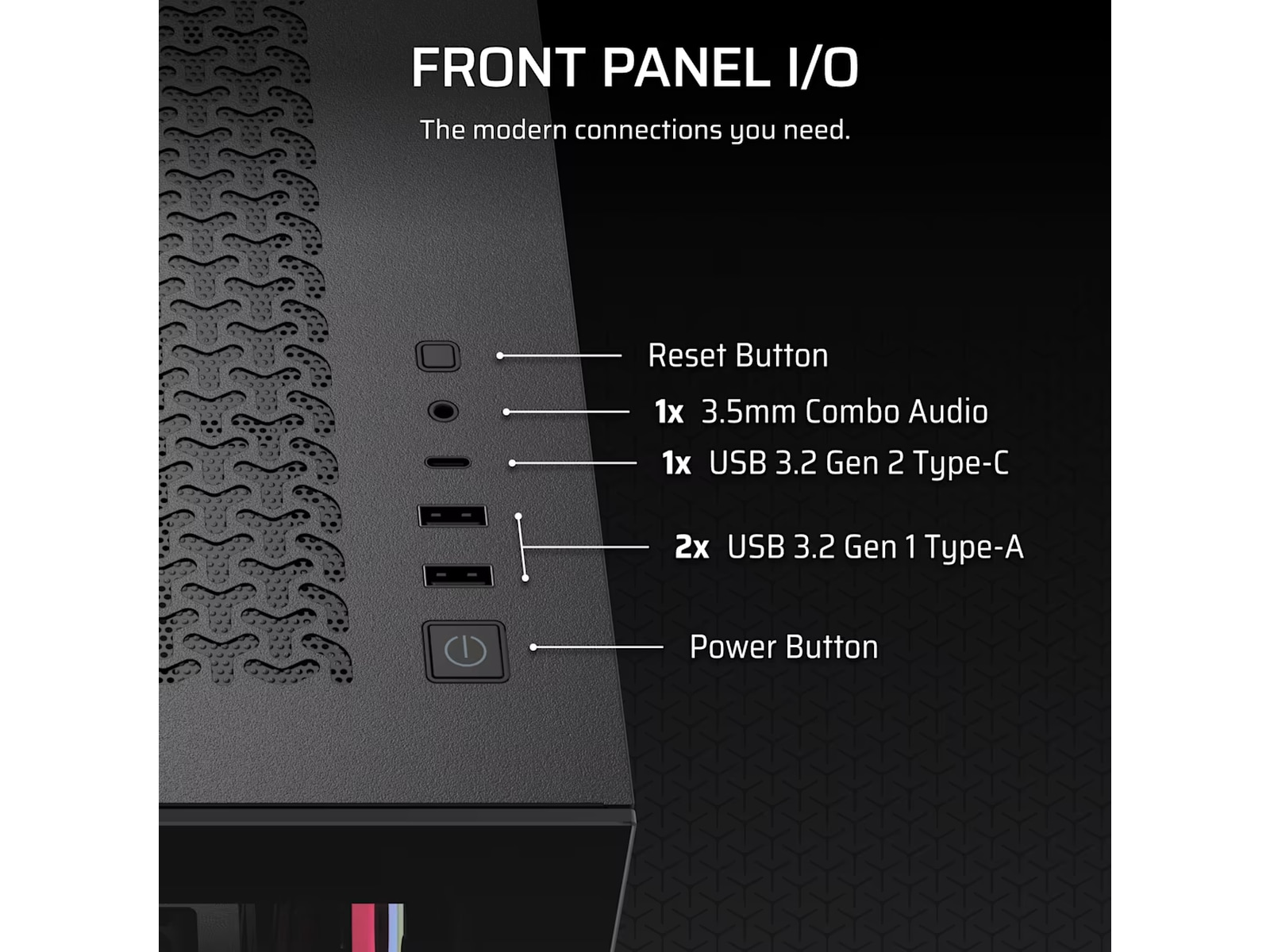 Corsair 3500X LXR LINK Mid Tower (sort) Midi Tower