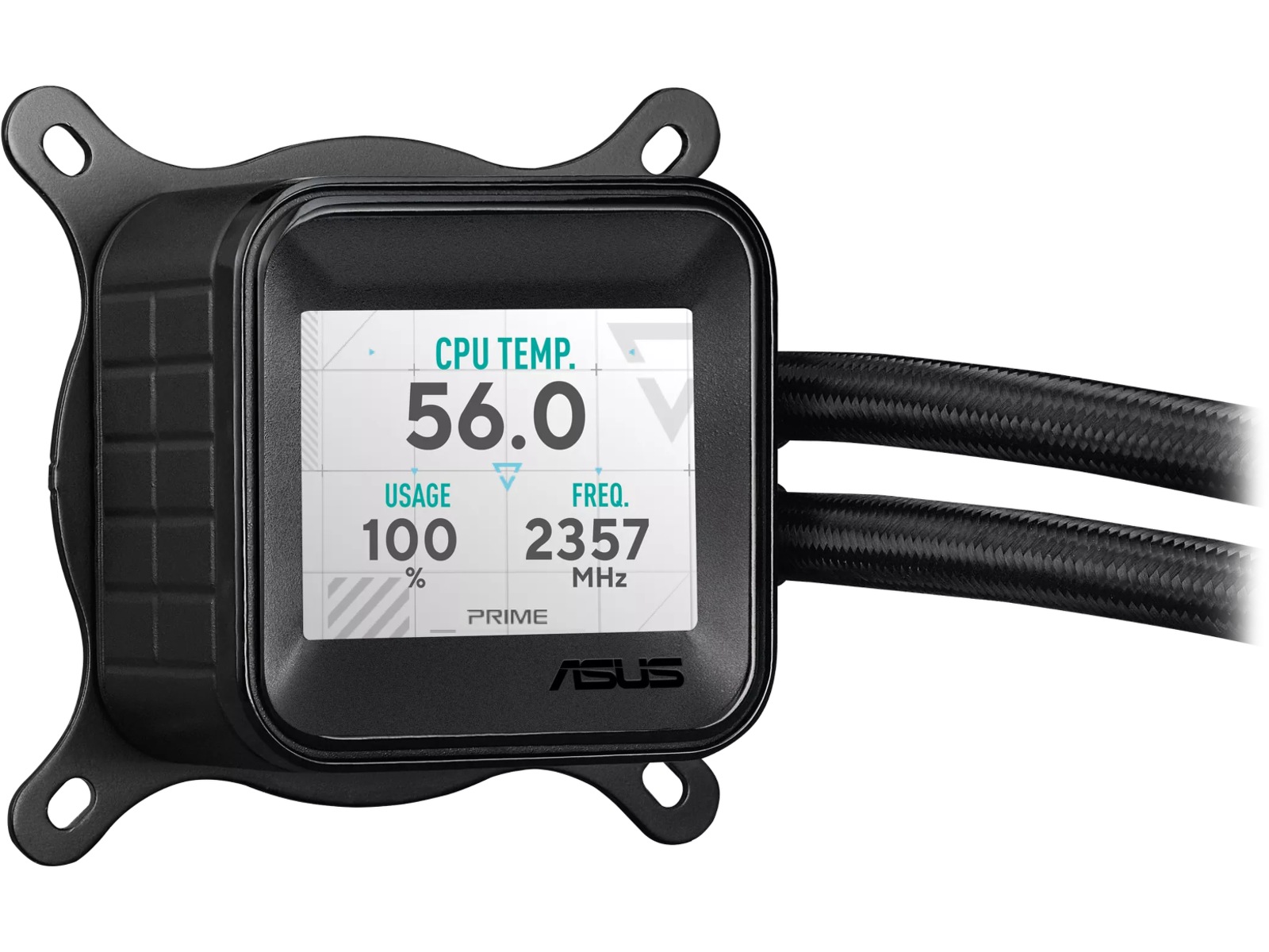 Asus Prime LC 360 ARGB LCD Køler (sort) CPU - Vandkøling