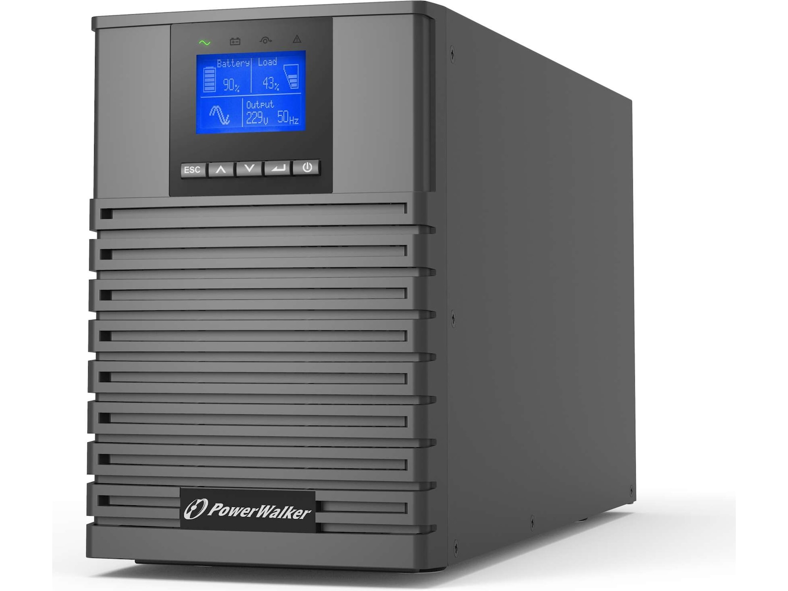 BlueWalker PowerWalker VFI 1000 ICT IoT UPS og UPS-batteri