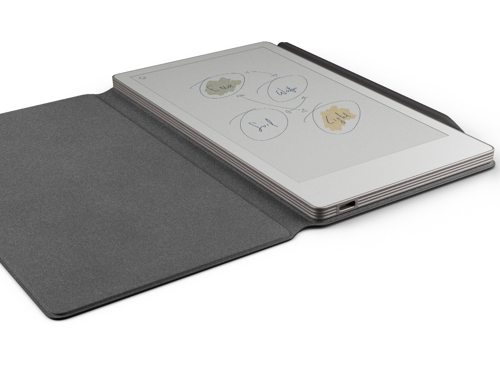 reMarkable Paper Pro Move 7.3" inkl. Marker Plus & Book Folio (basalt) Digitale paper & tilbehør