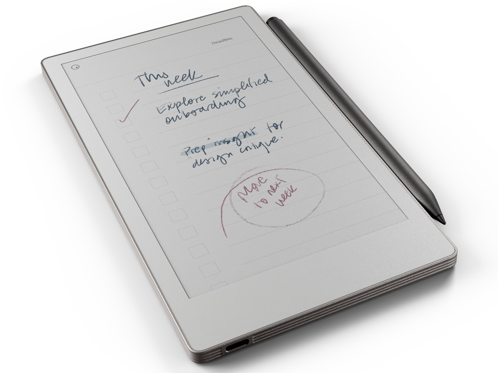 reMarkable Paper Pro Move 7.3" inkl. Marker Plus Digitale paper & tilbehør