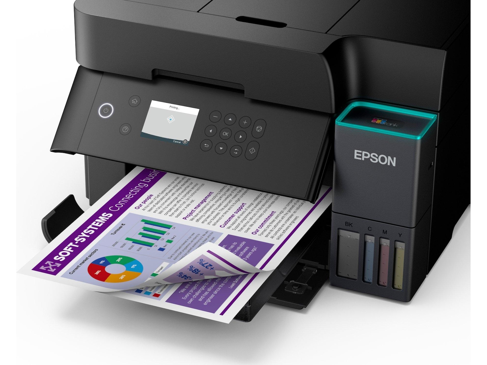 Epson EcoTank ET-3950 inkjetprinter Printere
