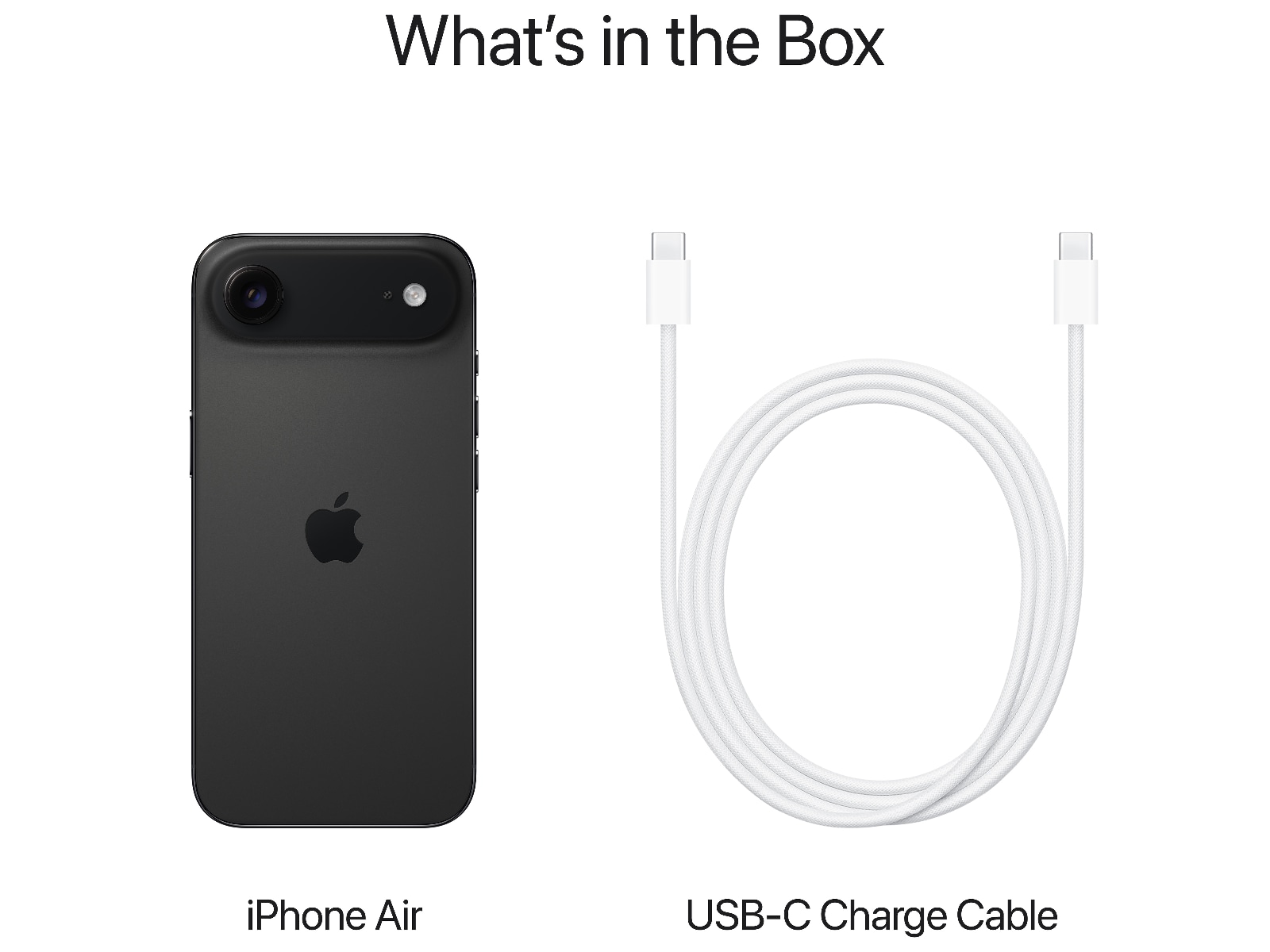 iPhone Air 256GB (space black) Mobiltelefoner