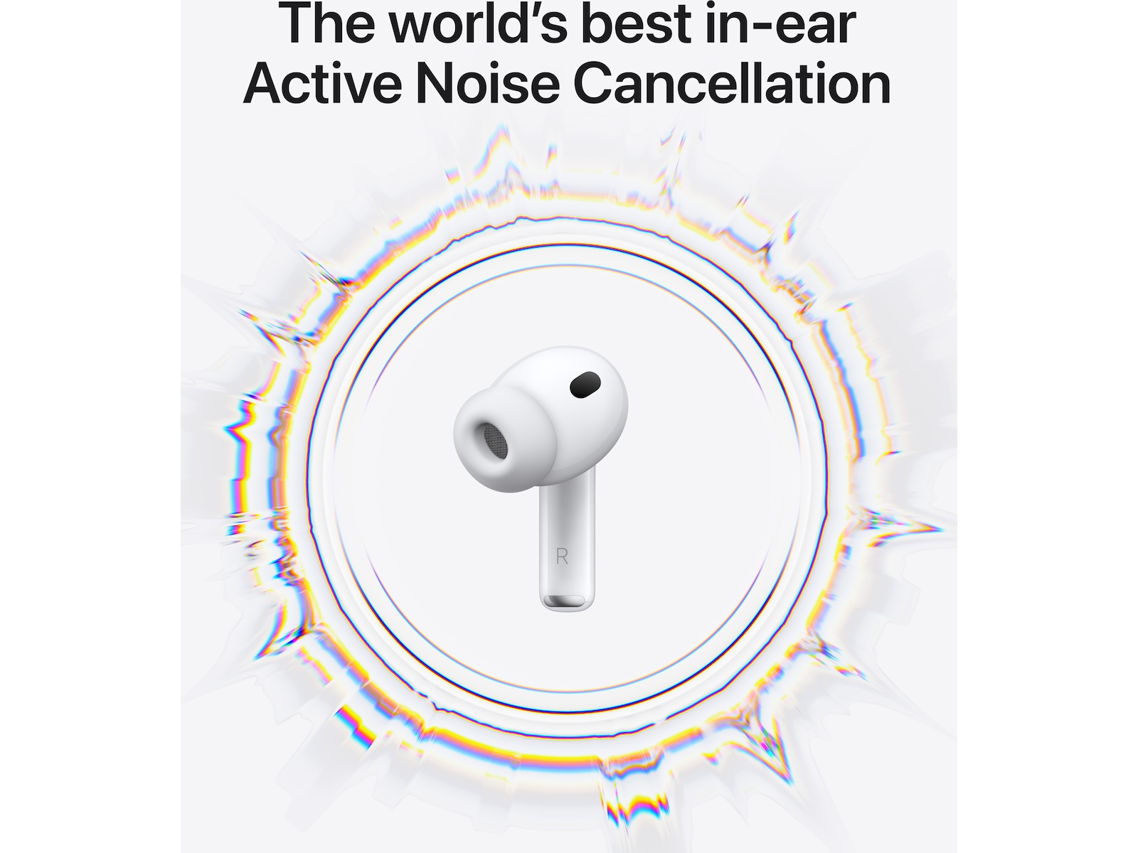 Apple AirPods Pro 3 trådløse ørepropper, in-ear (hvid) In-ear høretelefoner