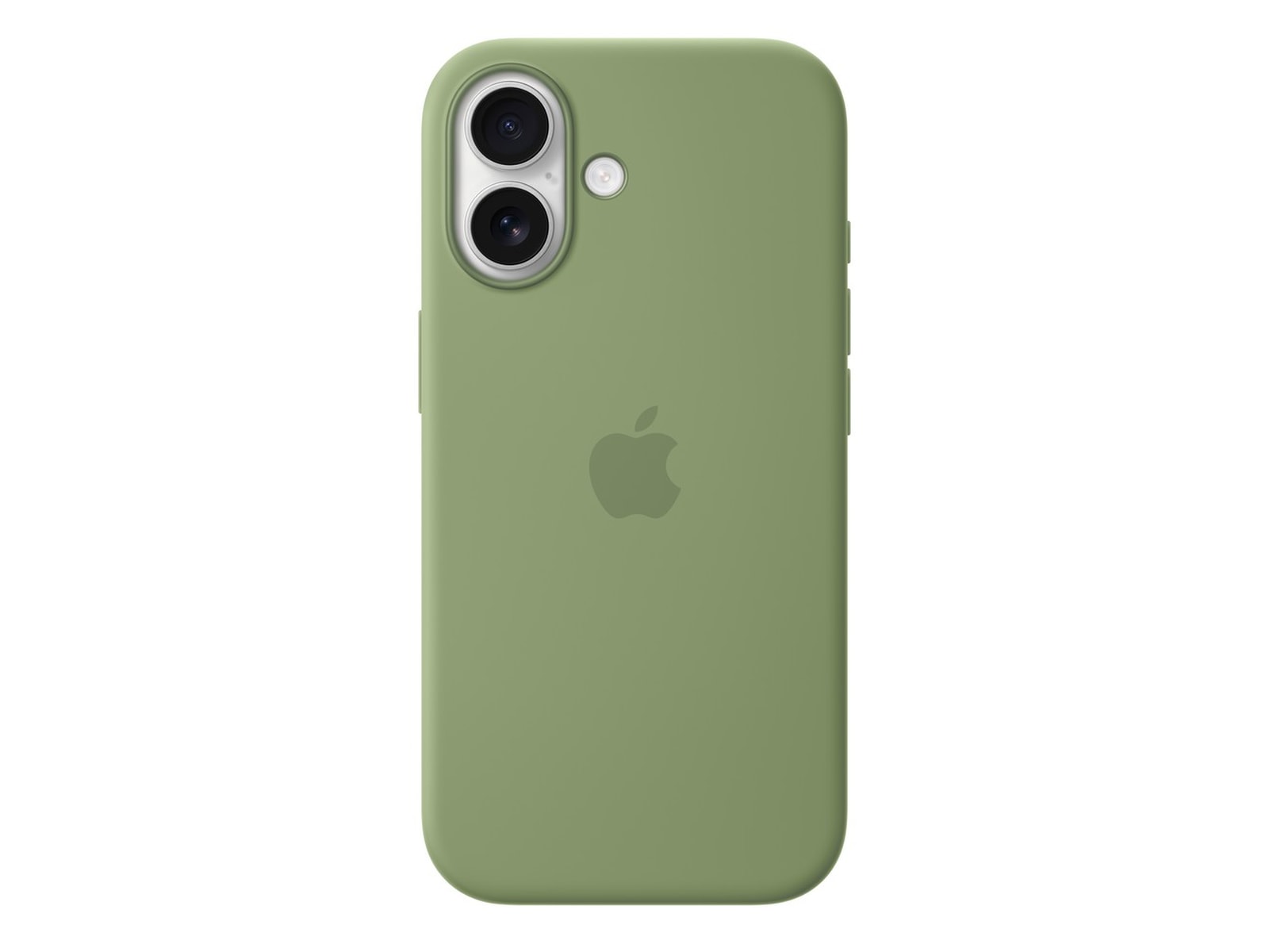 Apple iPhone 17 Silikonecover (lys mosegrøn) Mobilcover