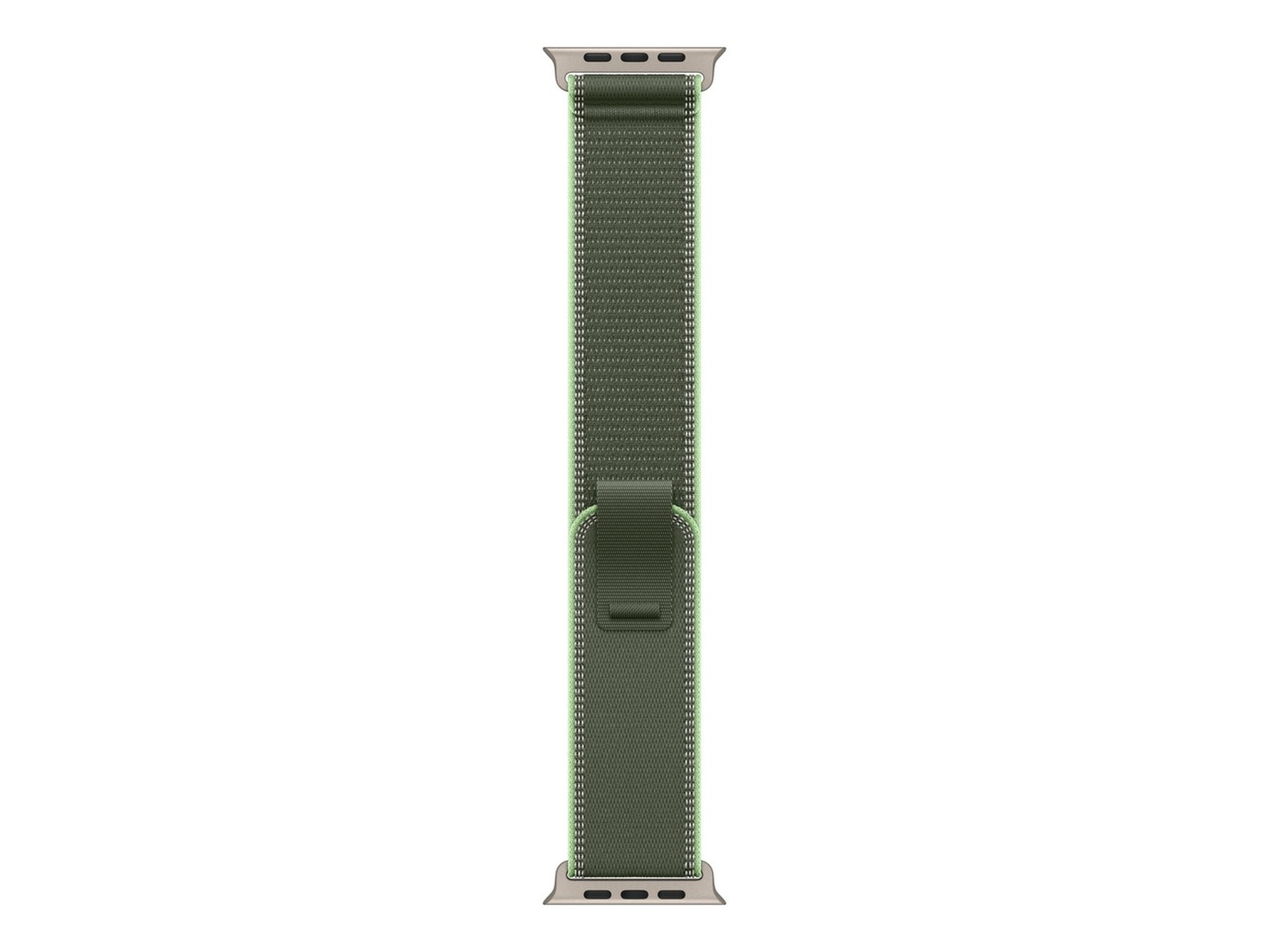 Apple Watch 49mm Natural Titanium Trail Loop (green/neon) Rem