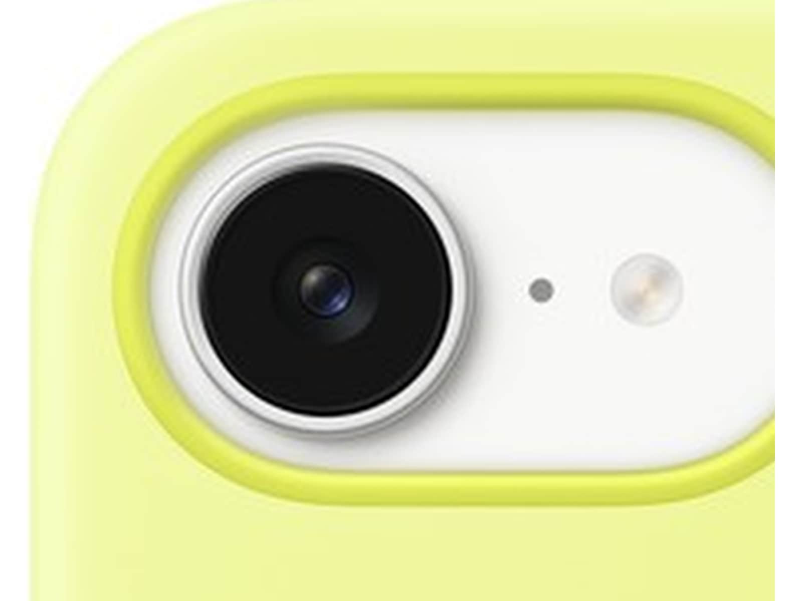 Apple iPhone 16e silikone cover (neongul) Mobilcover