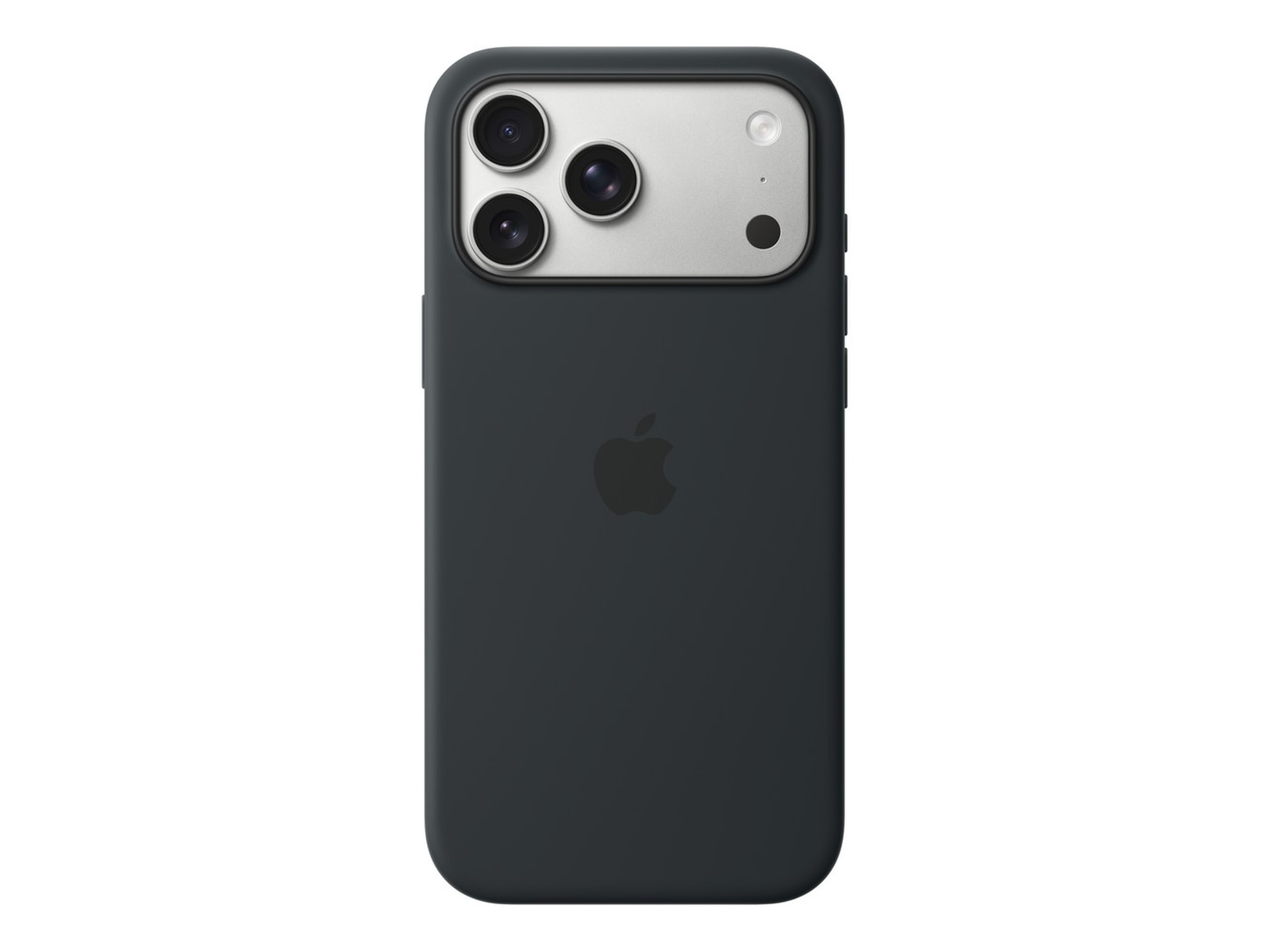 Apple iPhone 17 Pro Max Silikonecover (sort) Mobilcover