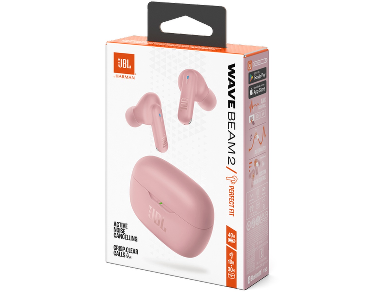 JBL Wave Beam 2 trådløse øretelefoner (lyserød) In-ear høretelefoner