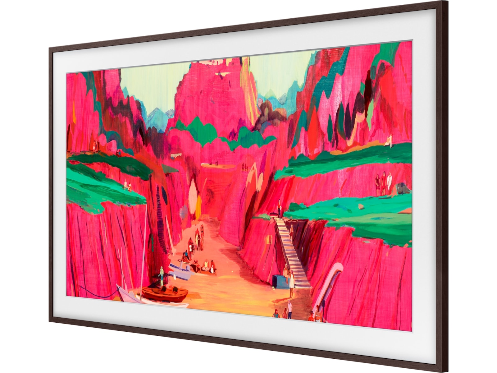 Samsung 75" ramme til The Frame og The Frame Pro (2021-2025, Phantom Brown) TV-rammer & tilbehør