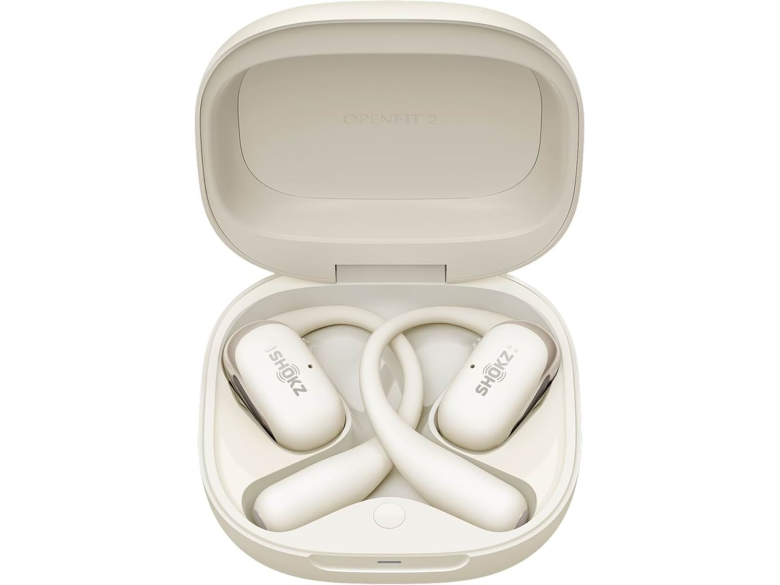 SHOKZ OpenFit 2 åbne Høretelefoner (beige) In-ear høretelefoner