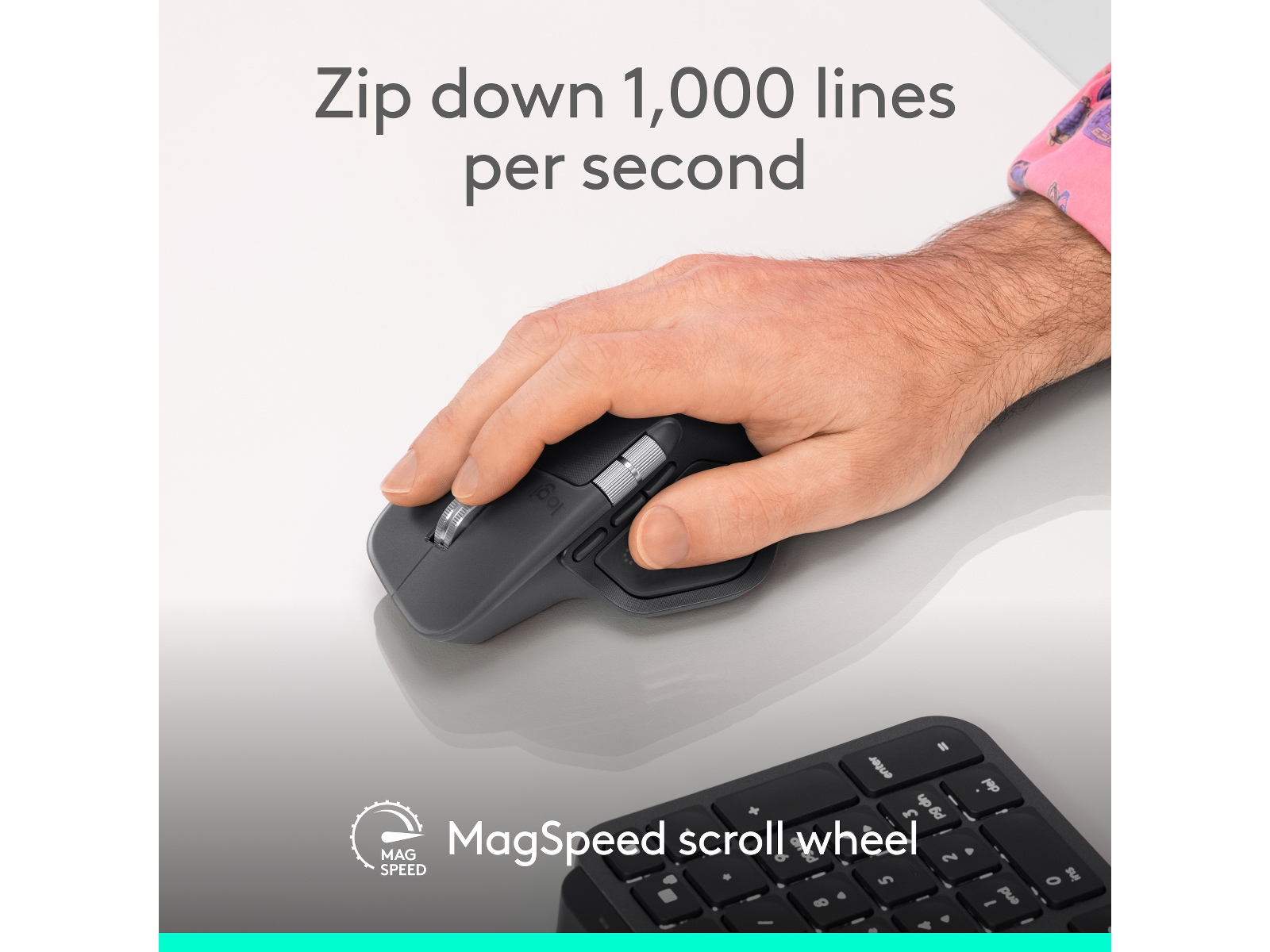 Logitech MX Master 4 for Business Trådløs Ergonomisk mus (grafitgrå) Mus