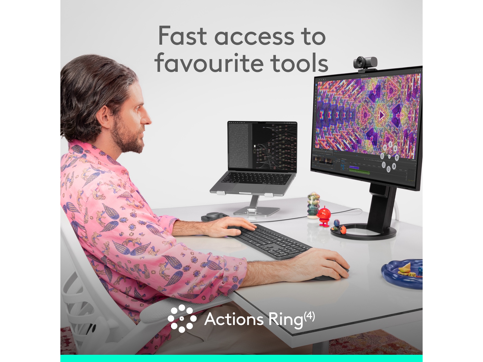 Logitech MX Master 4 for Business Trådløs Ergonomisk mus (grafitgrå) Mus