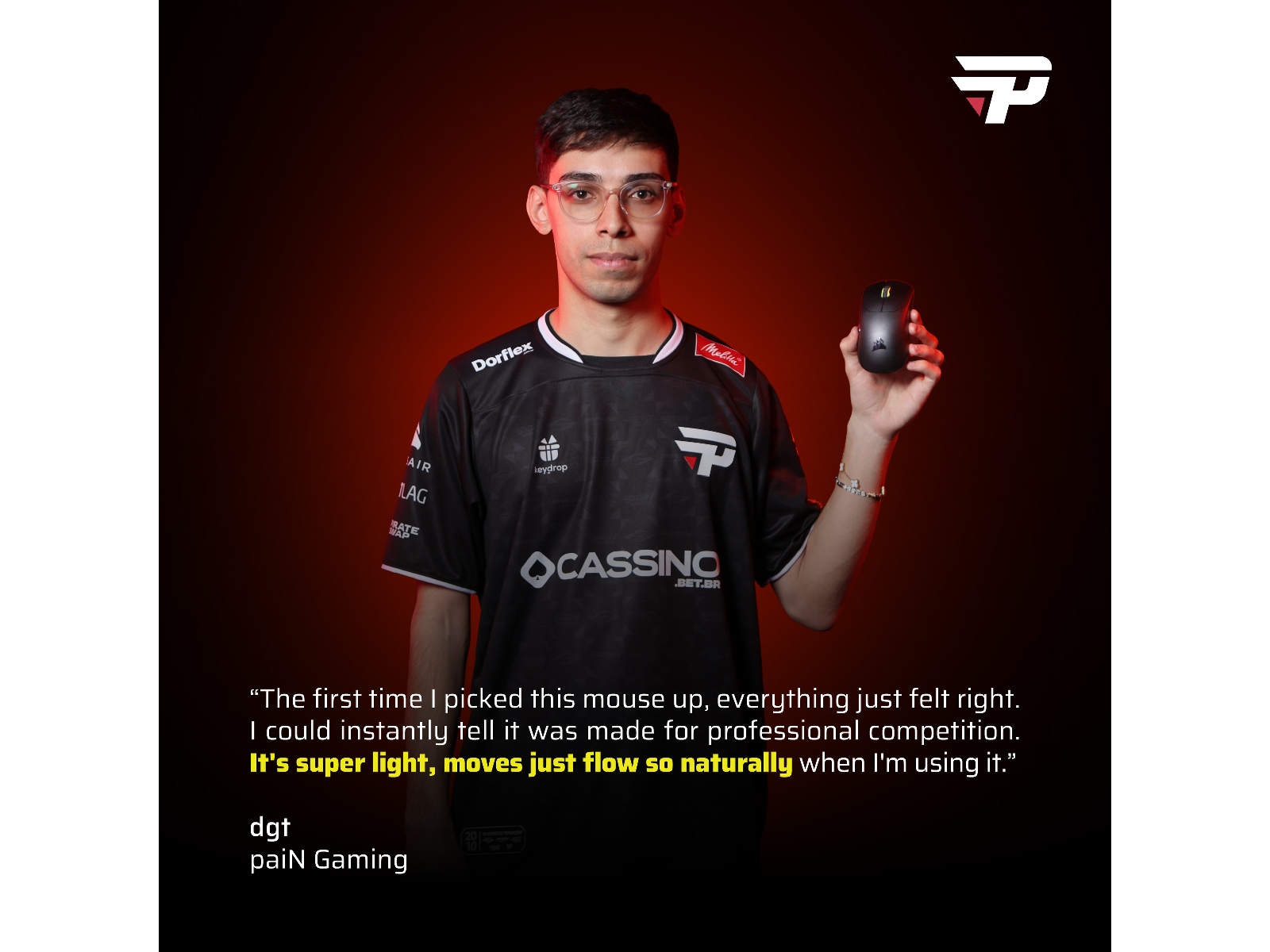 Corsair Sabre v2 Pro Ultralight Trådløs Gaming Mus (hvidt) Gamingmus