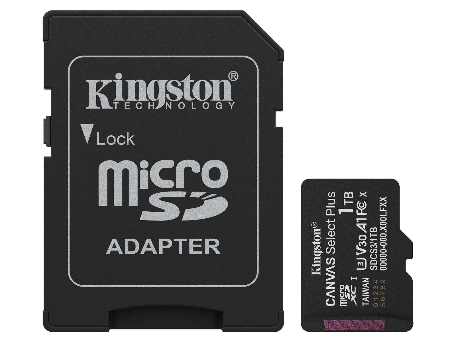 Kingston microSDXC Canvas Select Plus 1TB Flash-hukommelse