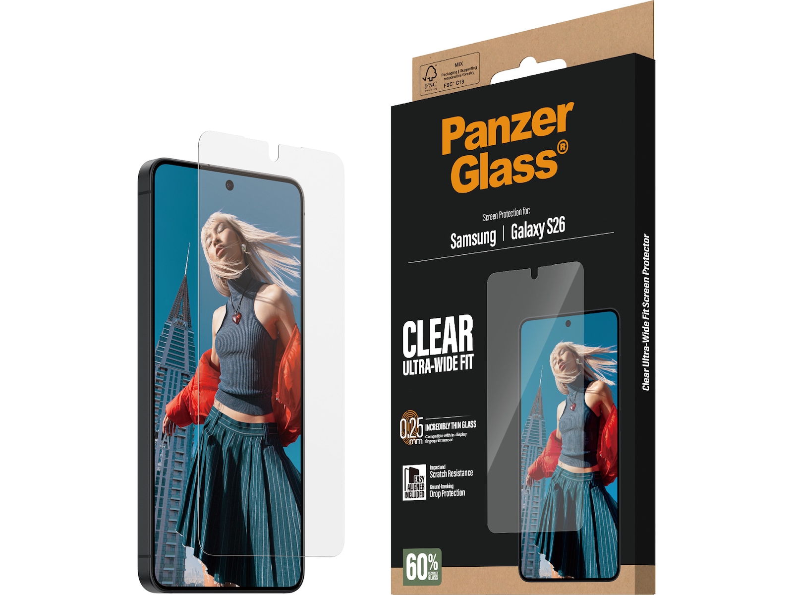 PanzerGlass Galaxy S26+ Skærmbeskytter Skærmbeskyttelse mobiltelefon
