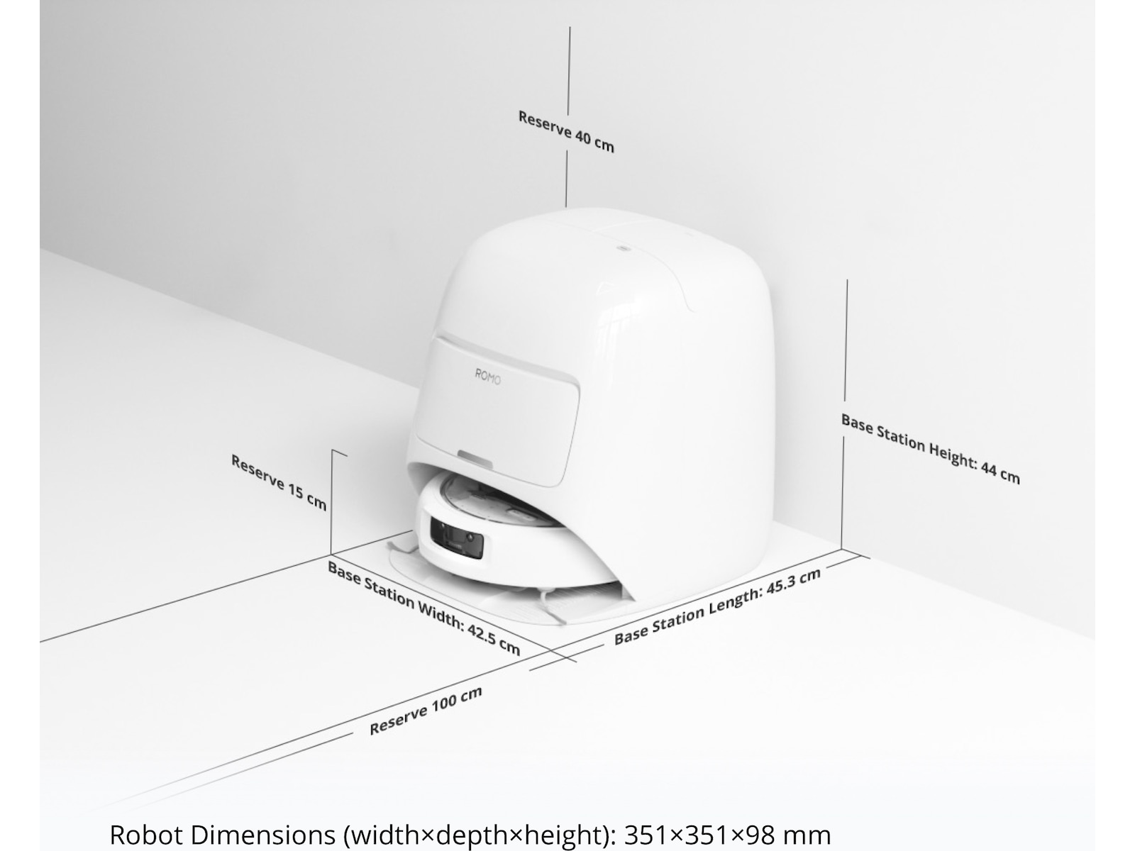 DJI ROMO Robotstøvsuger Robotstøvsugere