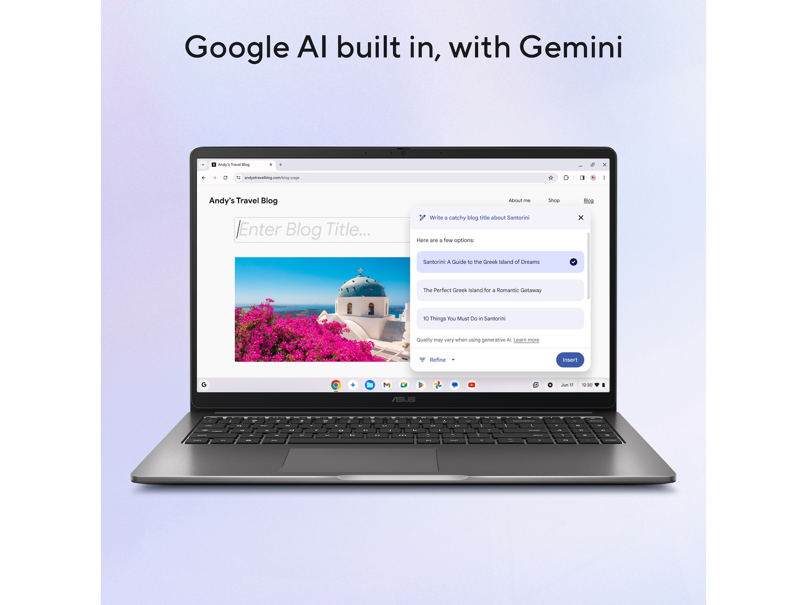 ASUS Chromebook Plus CX15 15,6" FHD PC - Bærbar / laptop