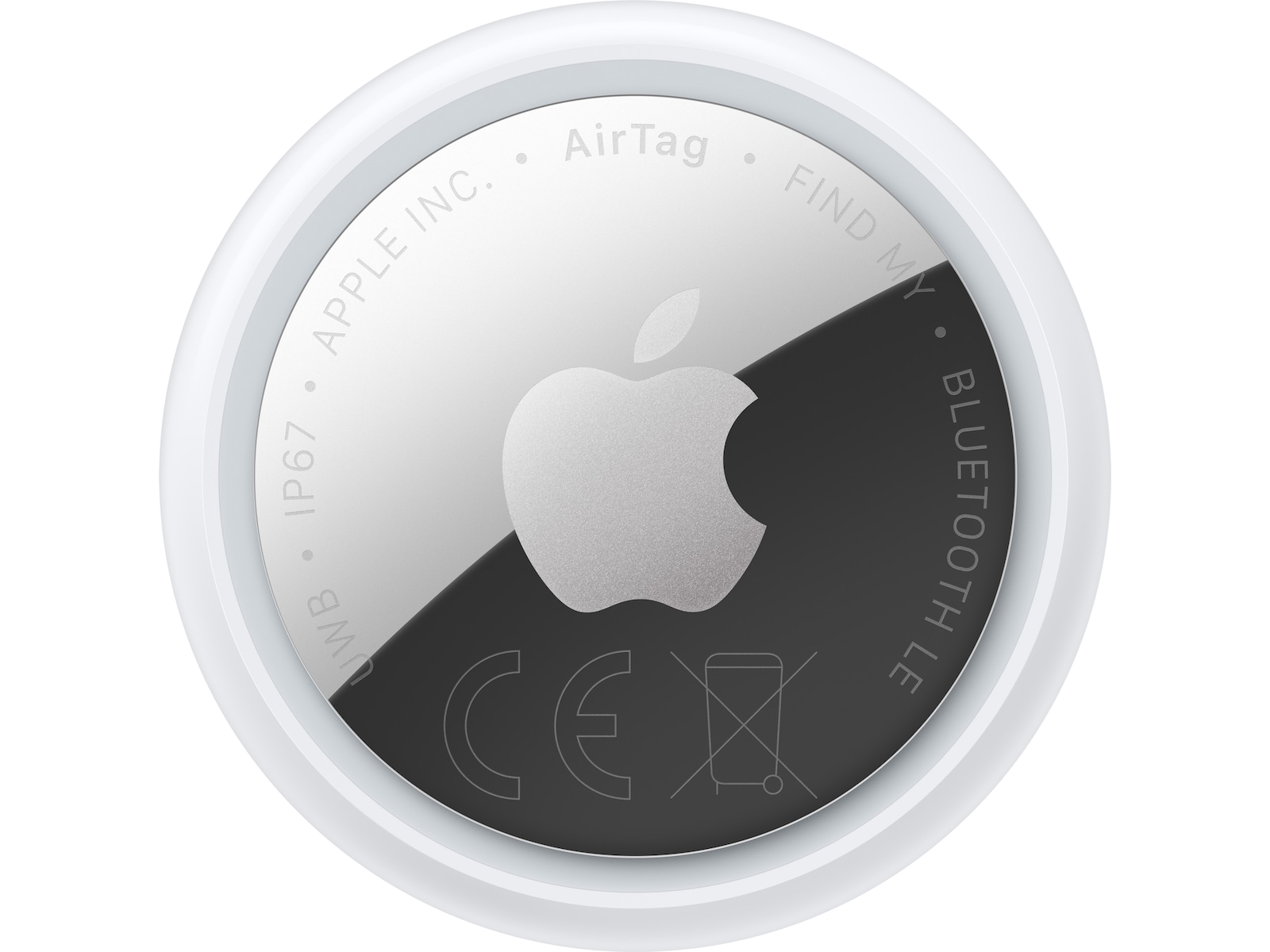 Apple AirTag (2. gen.) sporingsbrik - 1 Pack Bluetooth tracker & GPS