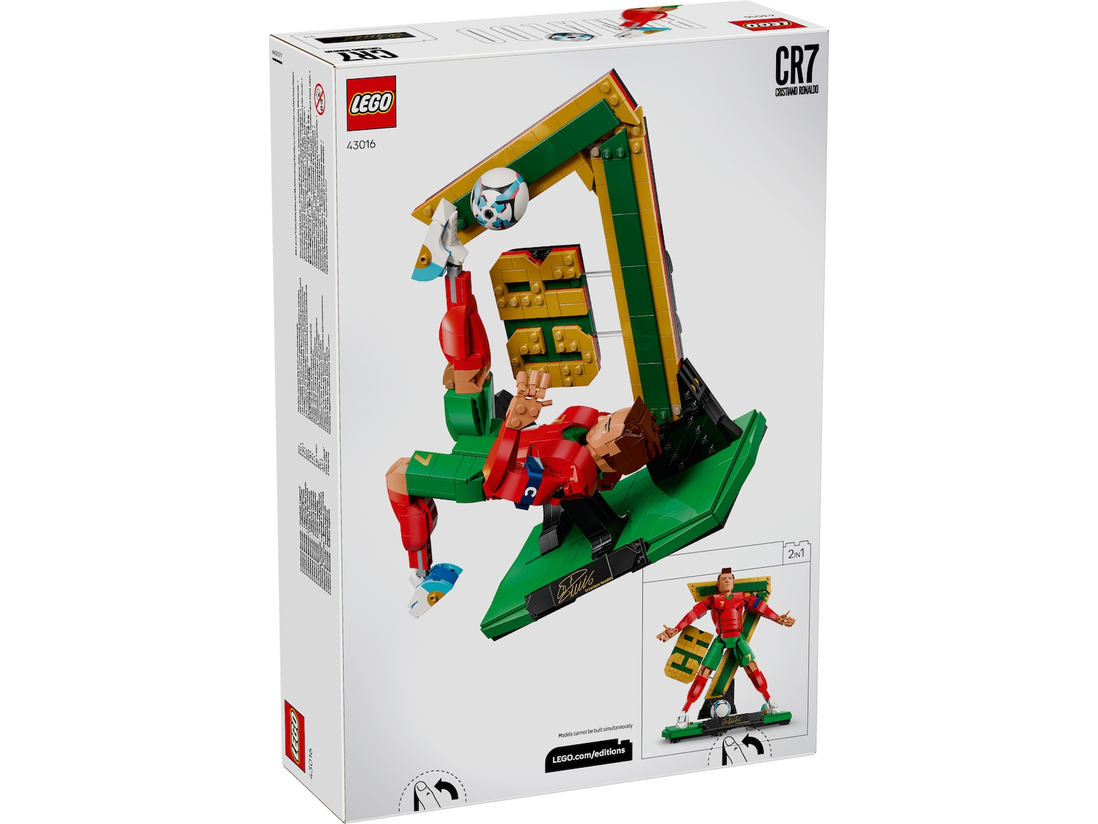 LEGO Editions Sports Cristiano Ronaldo Fodboldlegende 43016  LEGO