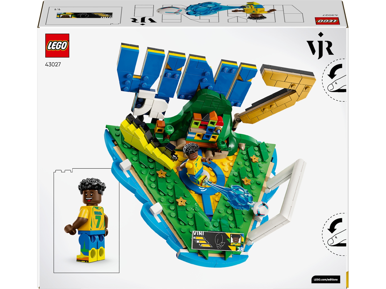 LEGO Editions Vini Jr. fodbold-højdepunkter 43027 LEGO