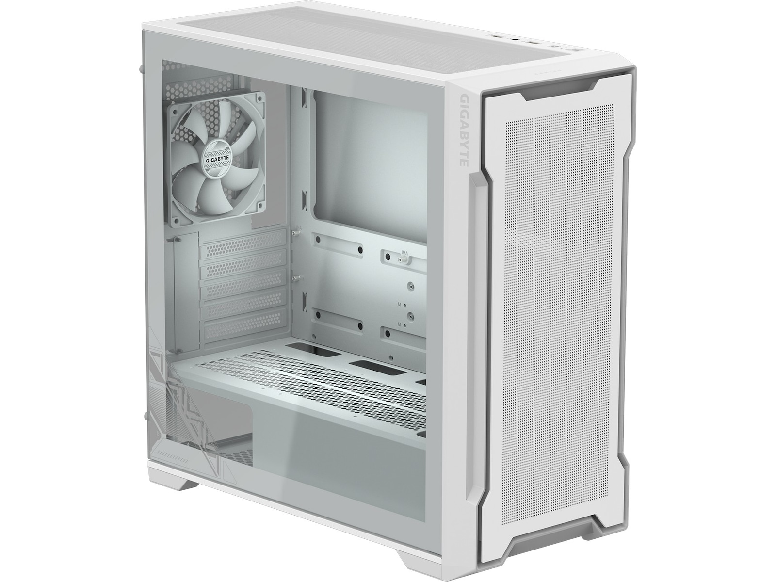 Gigabyte C102 Glass ICE Mid Tower (hvid) Mini/Micro/Nano tower