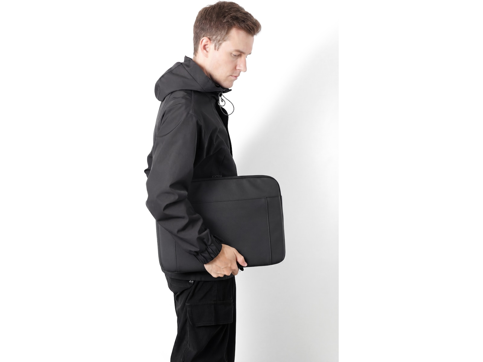 Andersson Laptop Sleeve 16" PU-læder (sort) Rygsæk, taske og etui