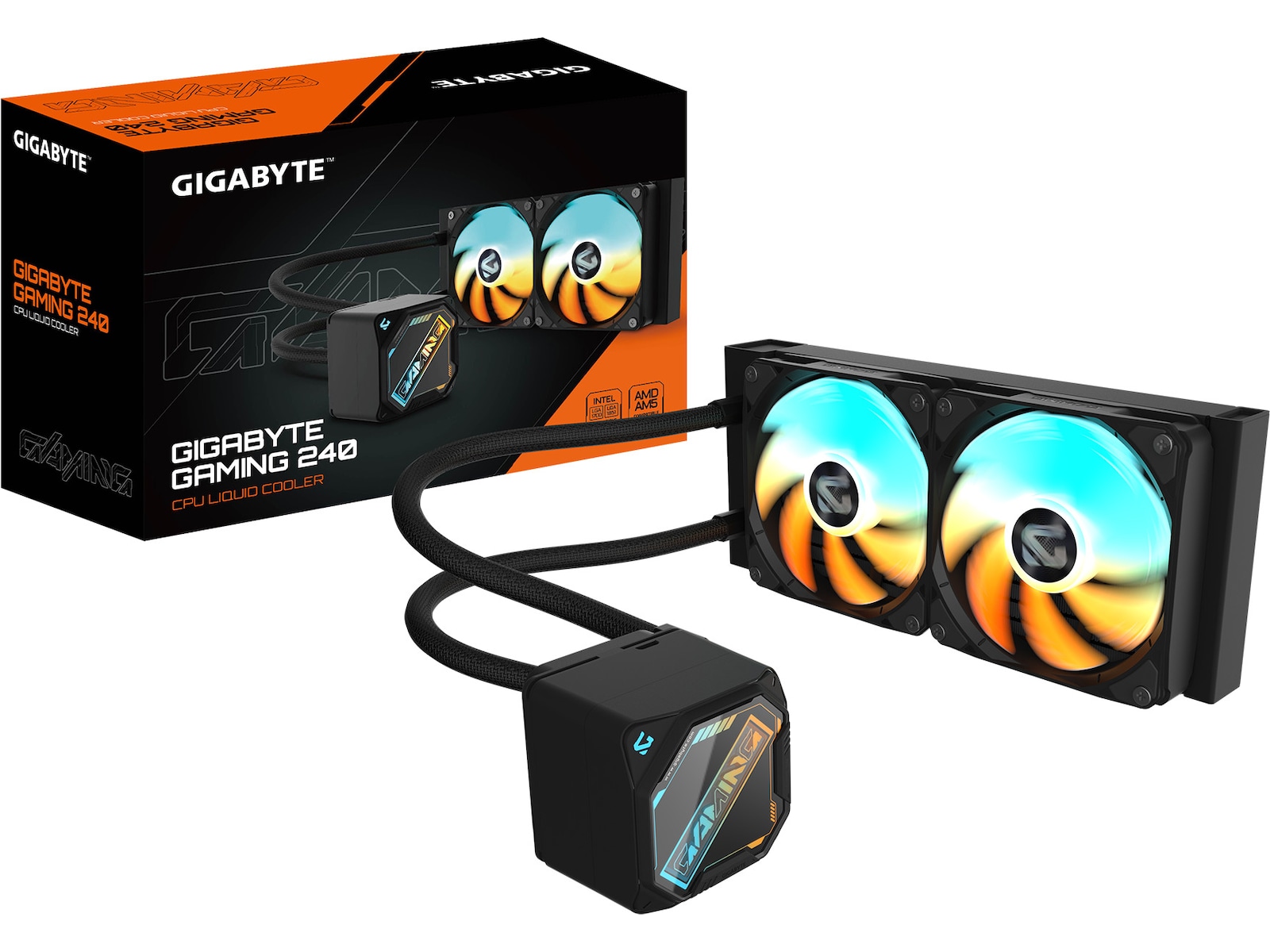 Gigabyte Gaming 240 ARGB køler (sort) CPU - Vandkøling
