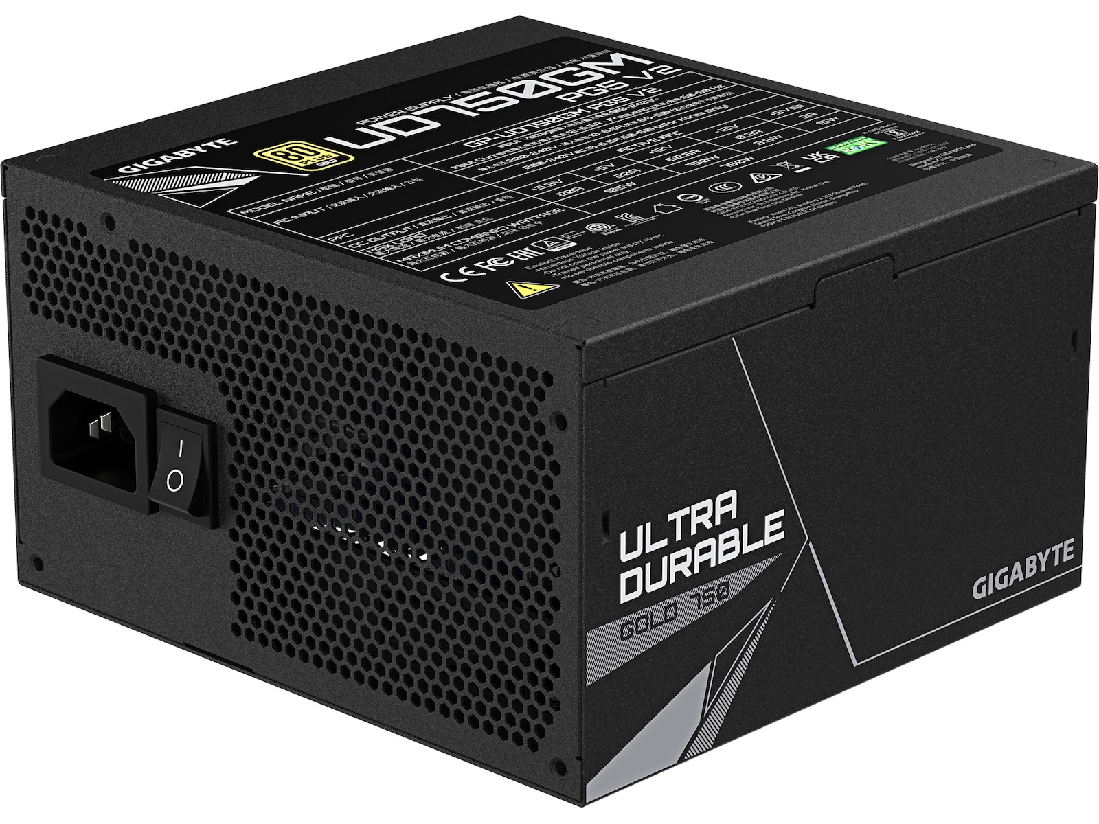 Gigabyte UD750GM PG5 V2 strømforsyning Strømforsyninger
