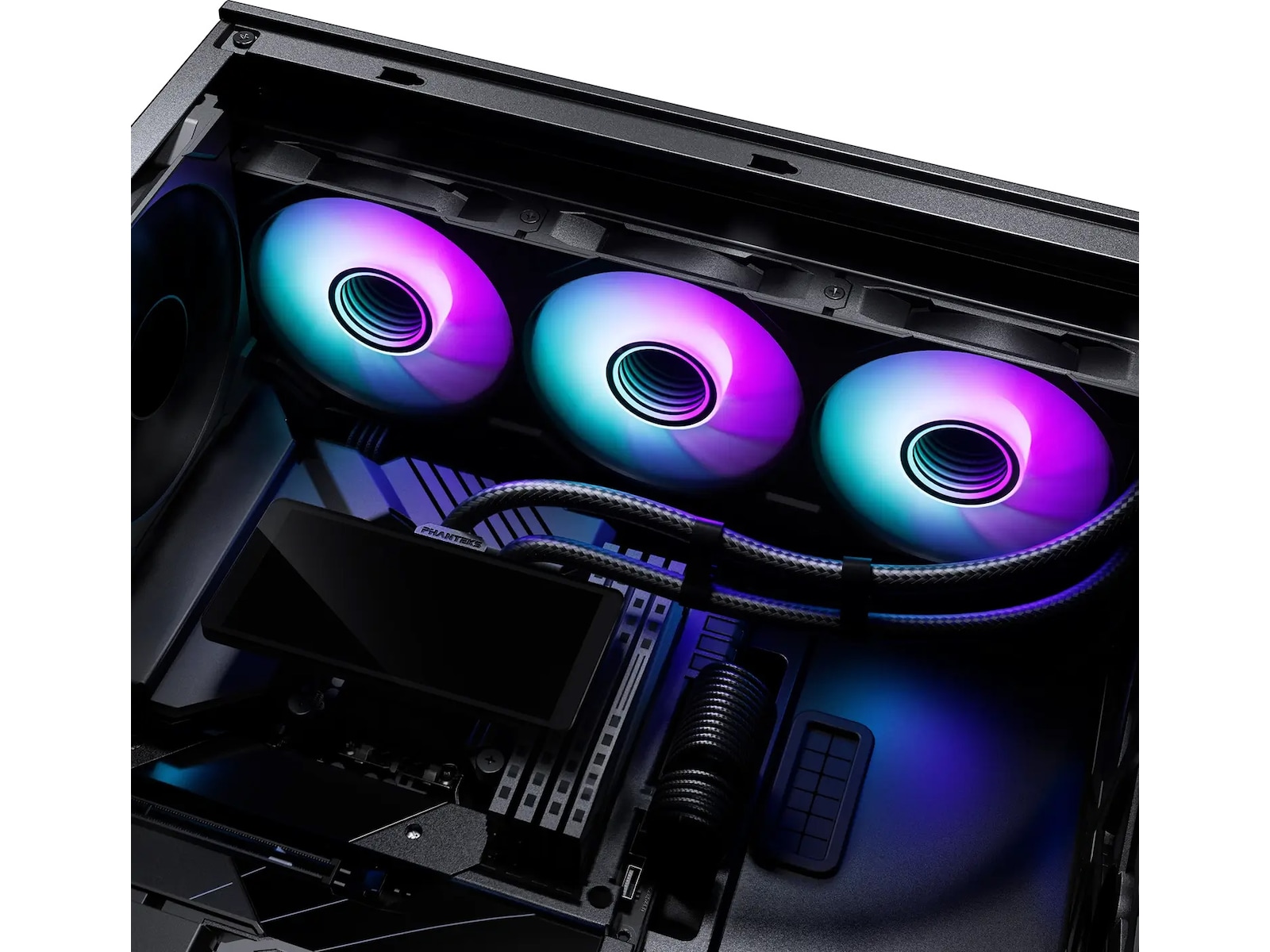 Phanteks Glacier One 36025 LCD Køler (sort) CPU - Vandkøling