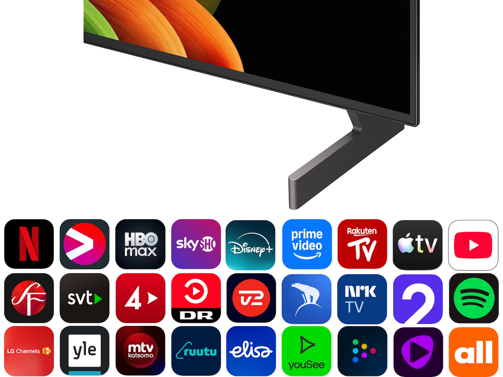 LG 77'' B6E 4K OLED smart TV (2026) 70 - 79 tommer TV