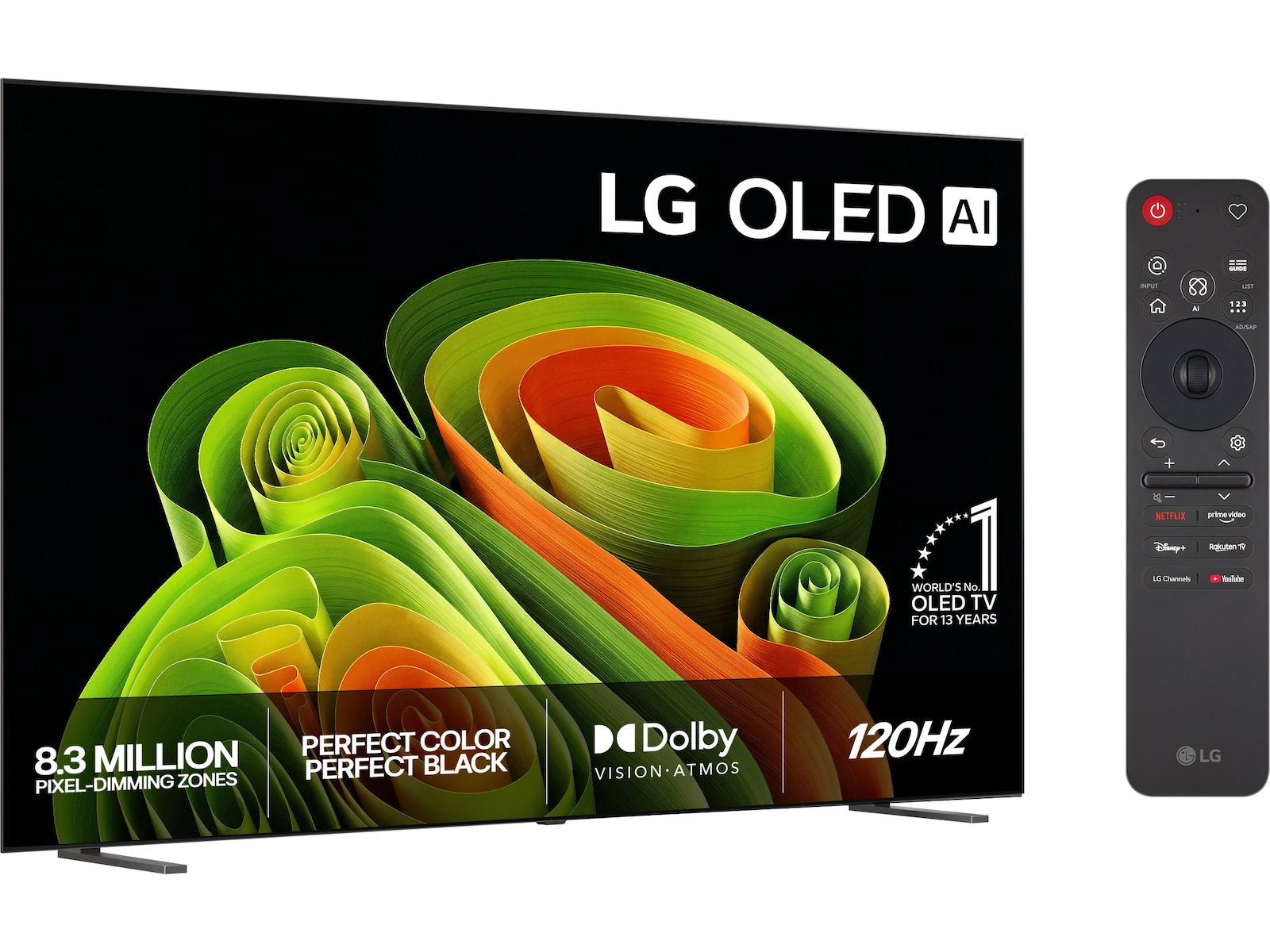 LG 83'' B6E 4K OLED smart TV (2026) Over 80 tommer TV