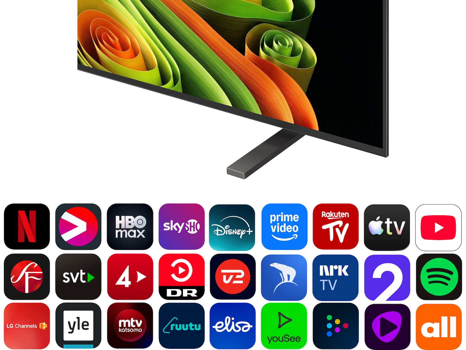 LG 83'' B6E 4K OLED smart TV (2026) Over 80 tommer TV