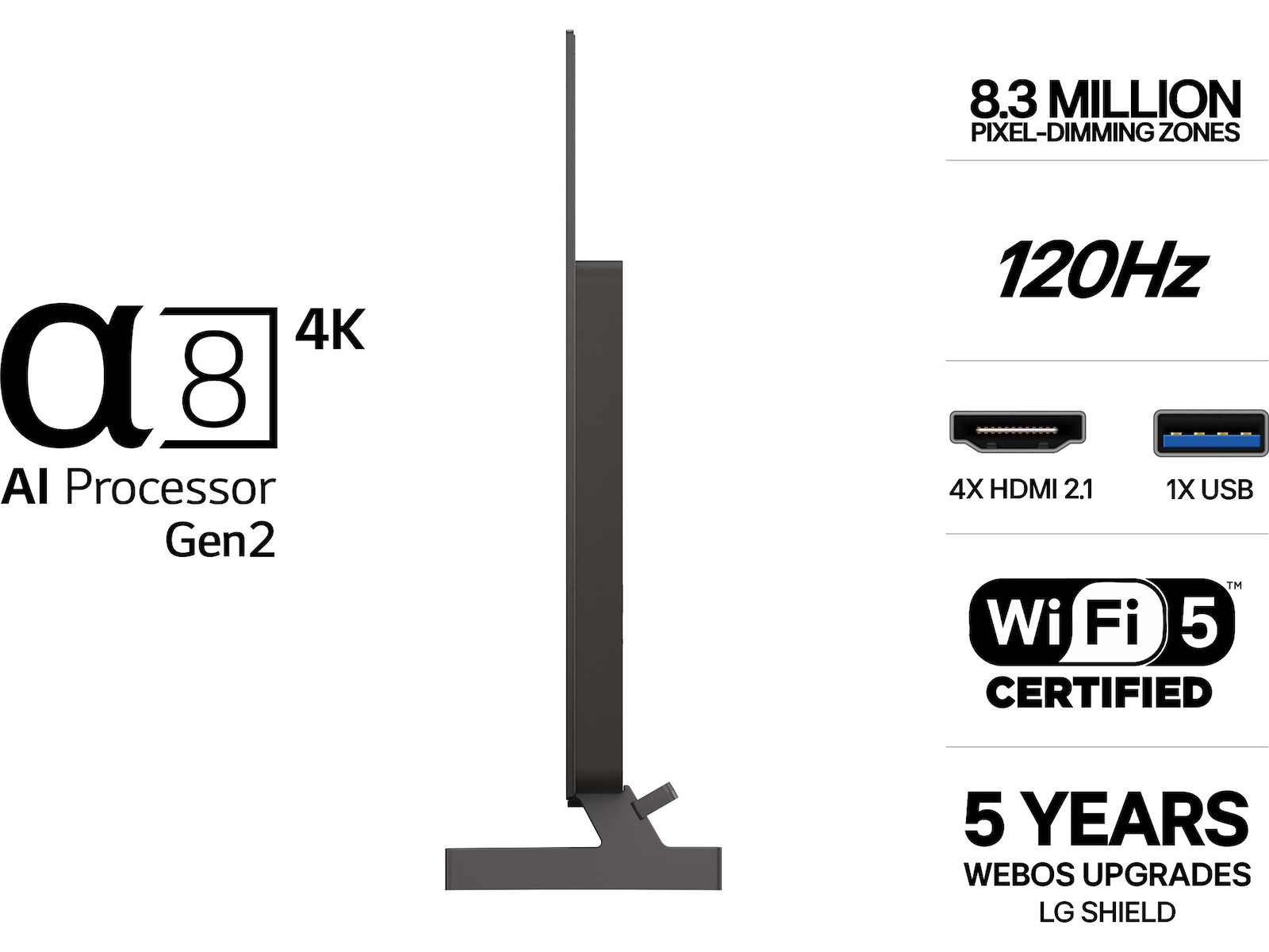 LG 48'' B6E 4K OLED smart TV (2026) 20 - 49 tommer TV