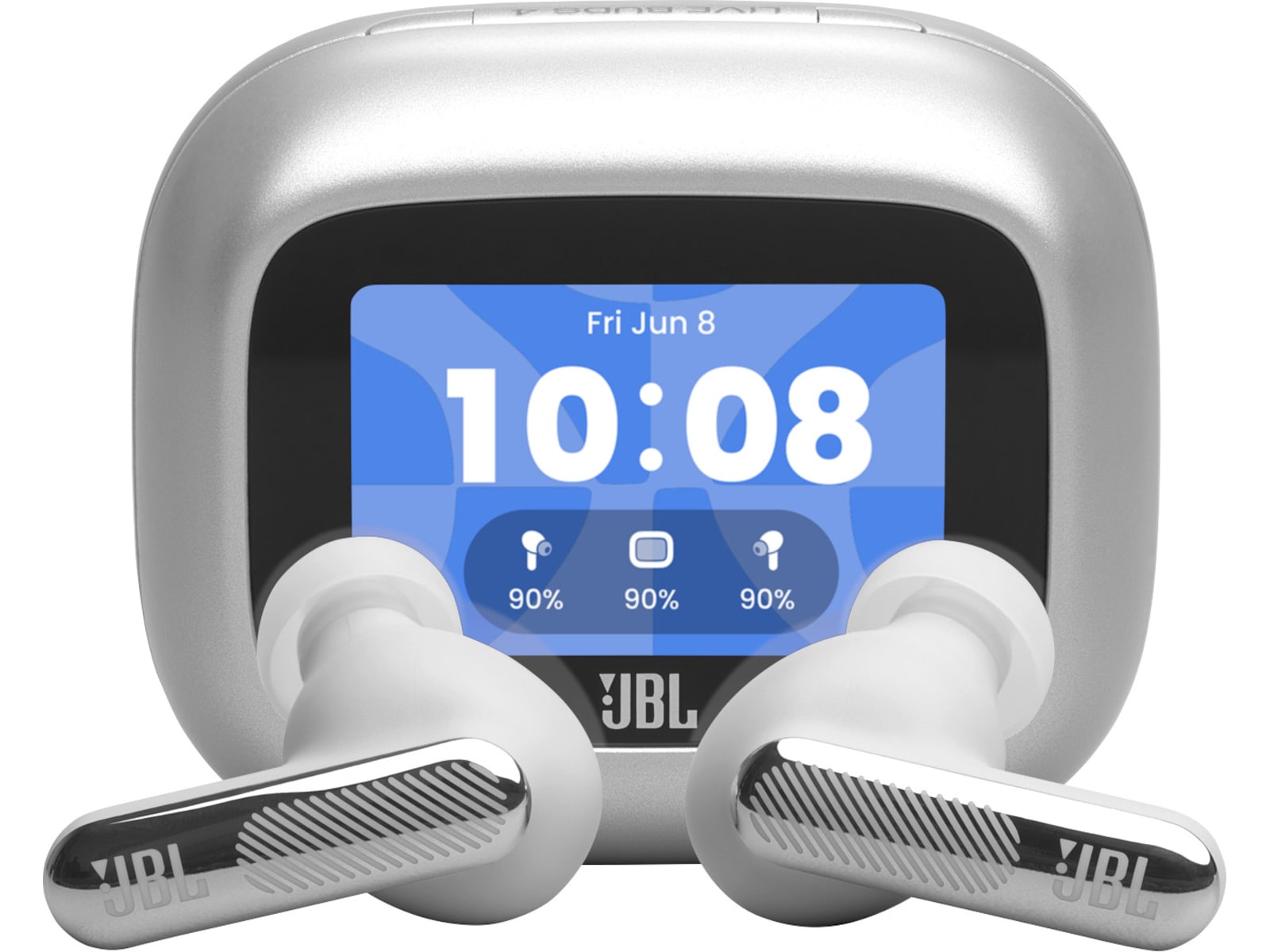 JBL Live Beam 4 Trådløse ørepropper  (sølv) In-ear høretelefoner