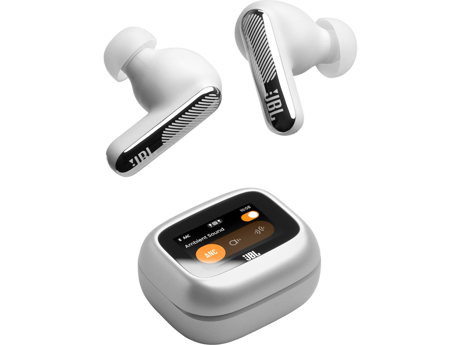 JBL Live Beam 4 Trådløse ørepropper  (sølv) In-ear høretelefoner