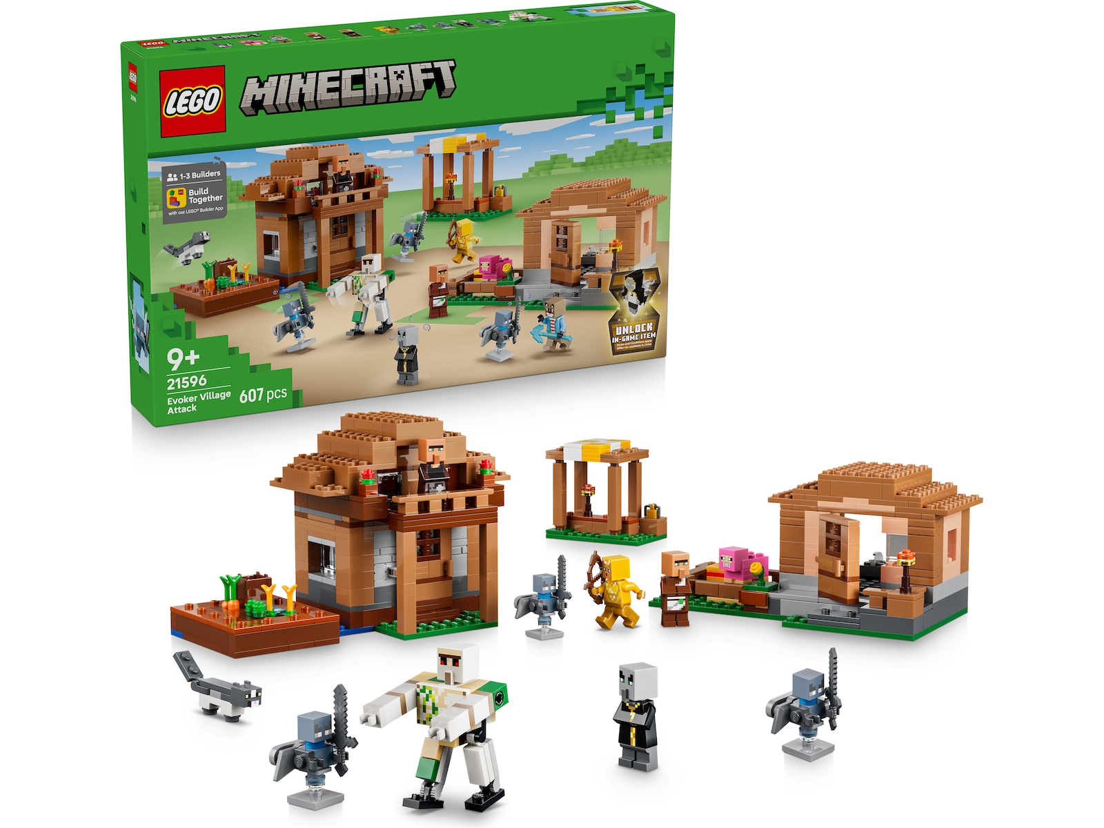 LEGO Minecraft Angrebet på åndemanerlandsbyen 21596 LEGO
