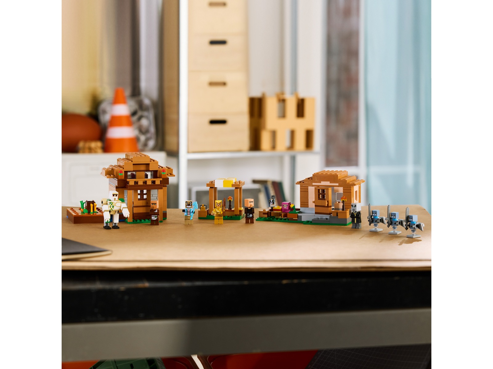 LEGO Minecraft Angrebet på åndemanerlandsbyen 21596 LEGO
