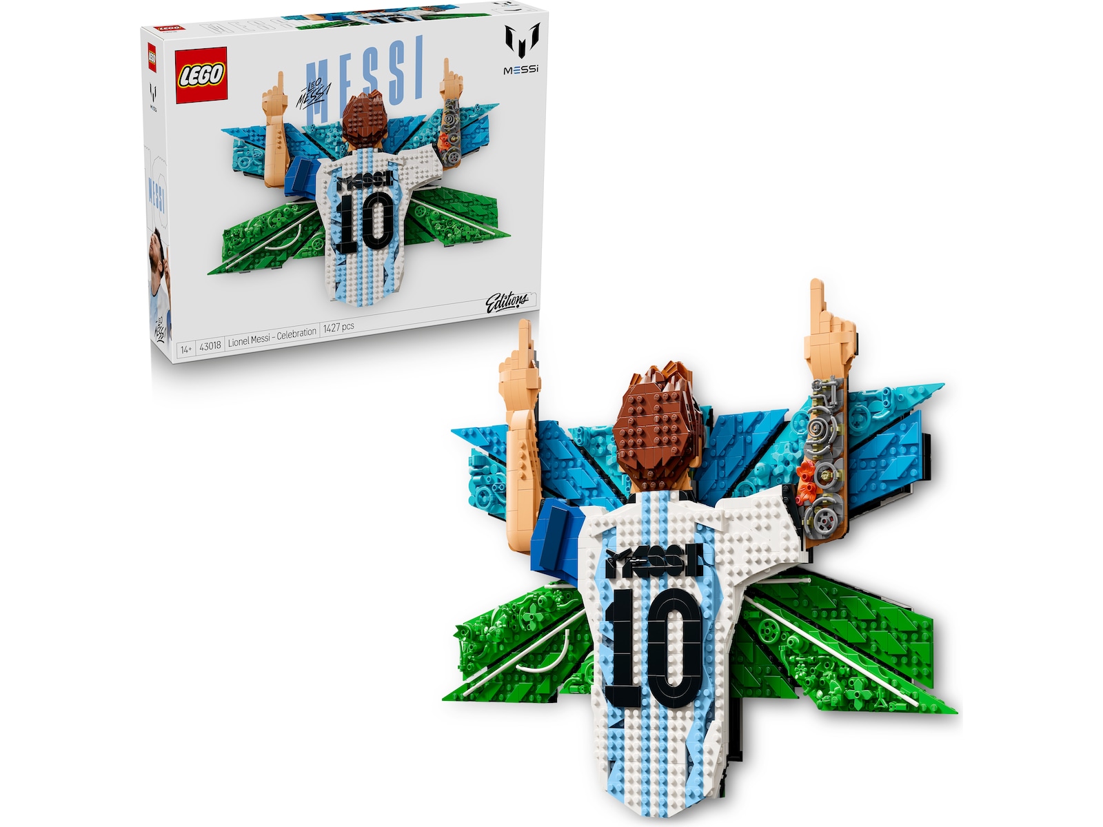 LEGO Editions Football Lionel Messi fejrer sejren 43018 LEGO