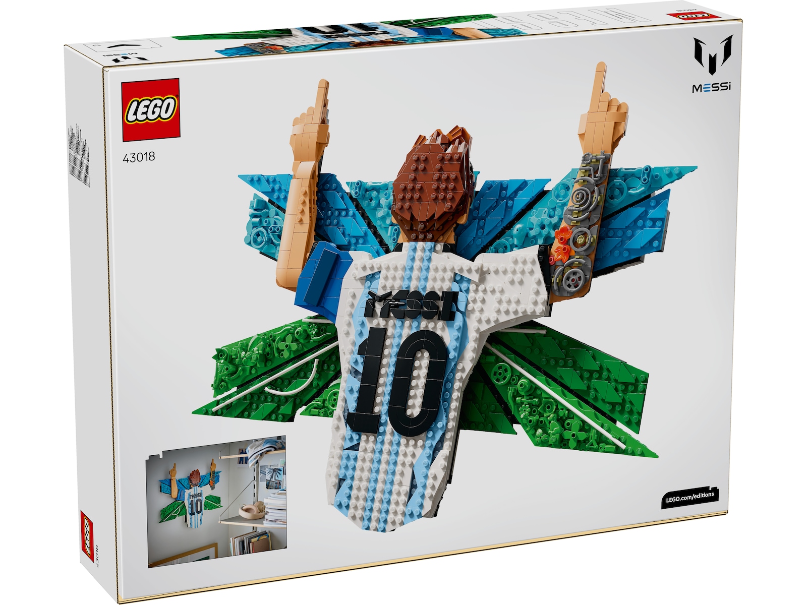 LEGO Editions Football Lionel Messi fejrer sejren 43018 LEGO