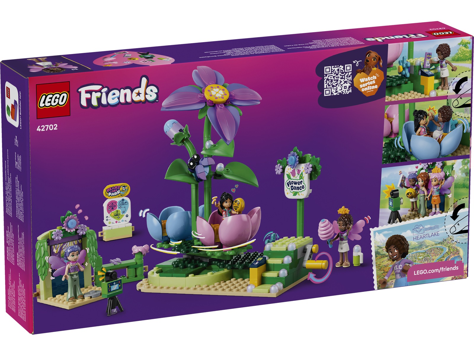 LEGO Friends Snurrende tekopkarussel med blomster-tema 42702 LEGO