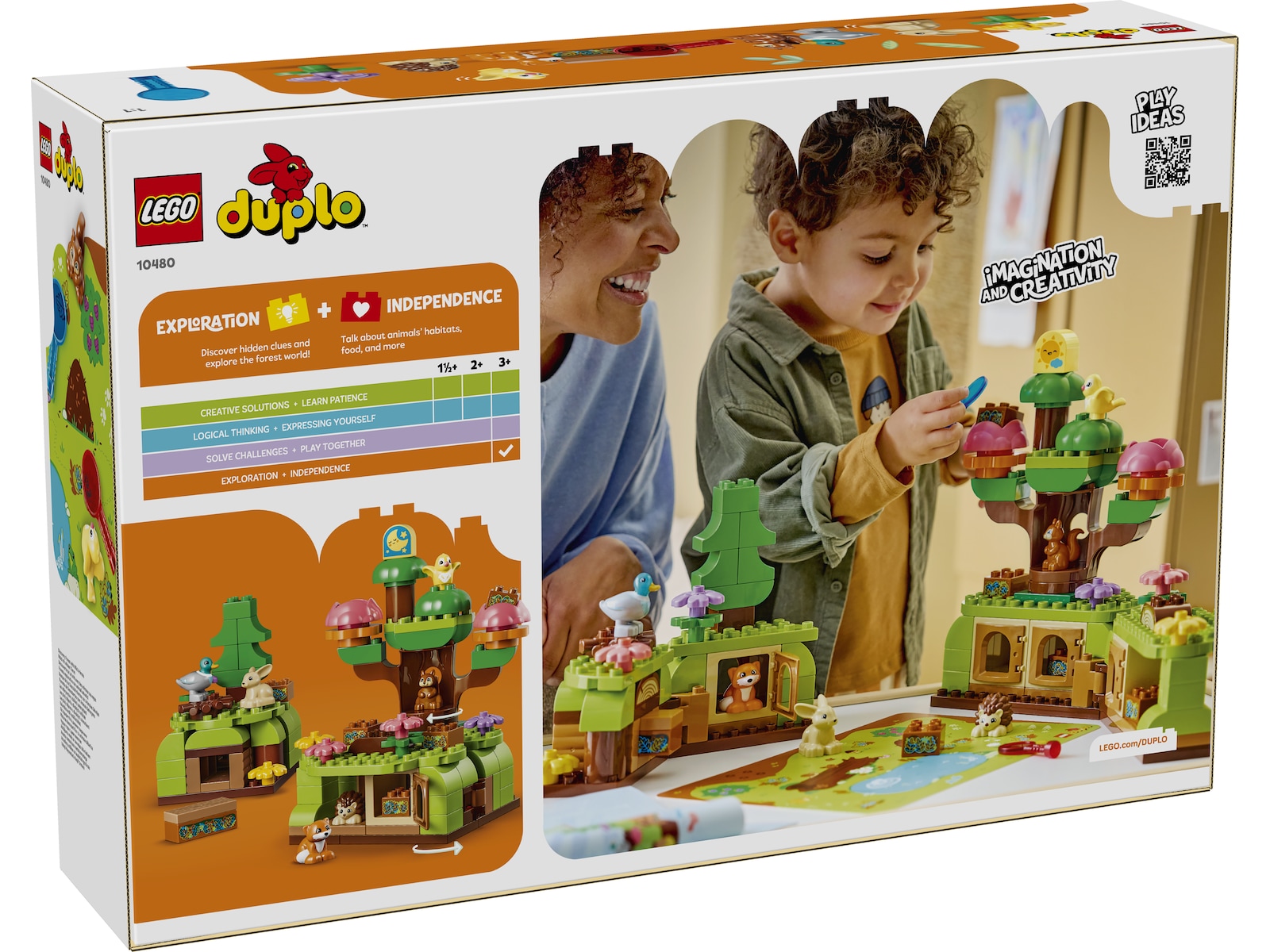 LEGO DUPLO Town Spændende skov med vilde dyr 10480 LEGO