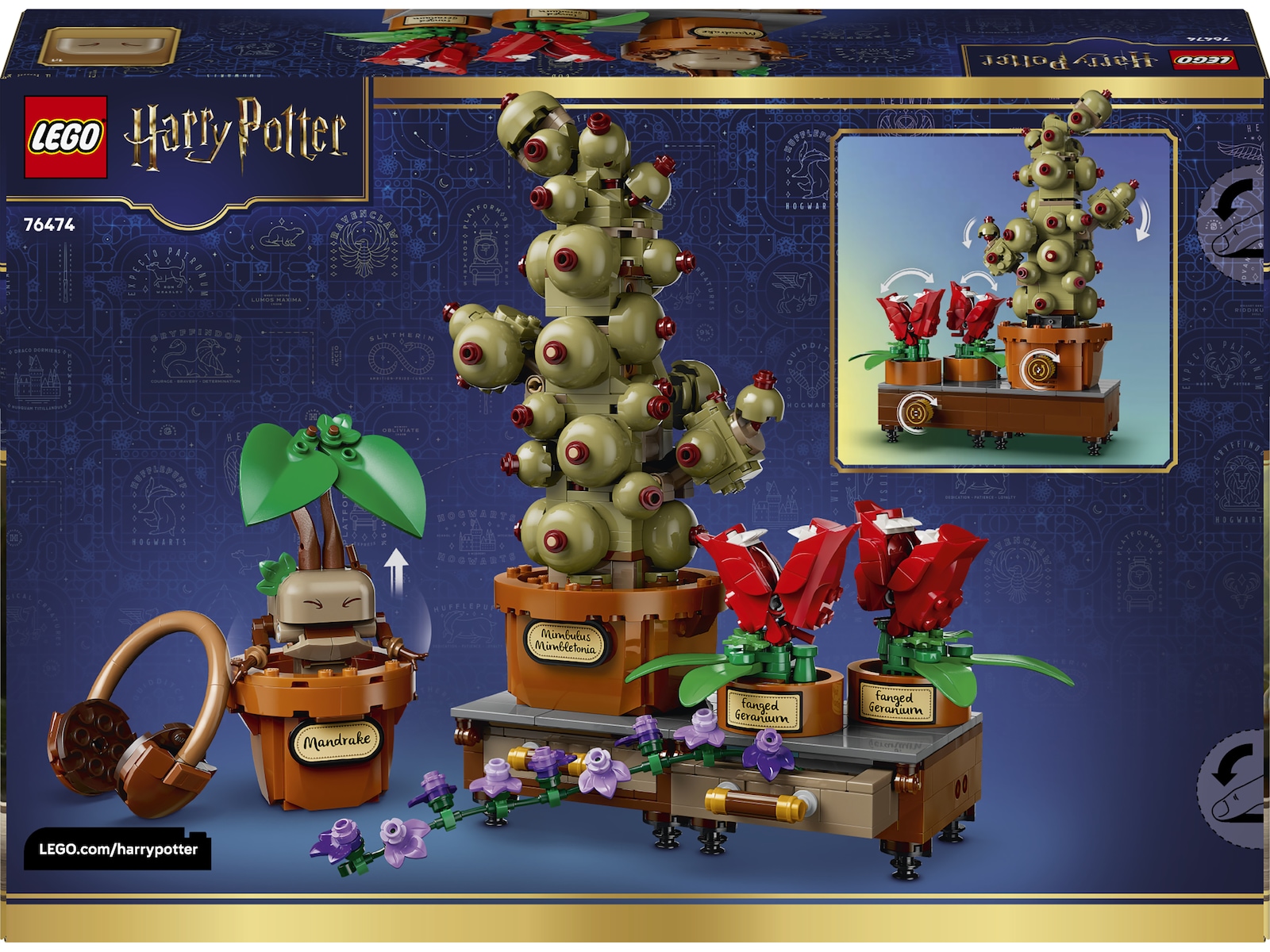 LEGO Harry Potter Urtologiplanter på Hogwarts 76474 LEGO