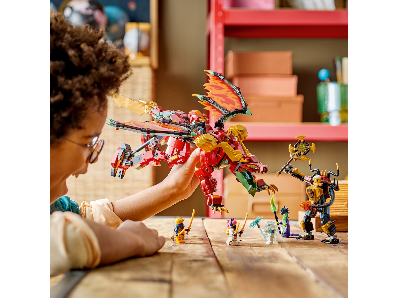 LEGO Wyldfyres forvandlingsdragerobot 71868 LEGO