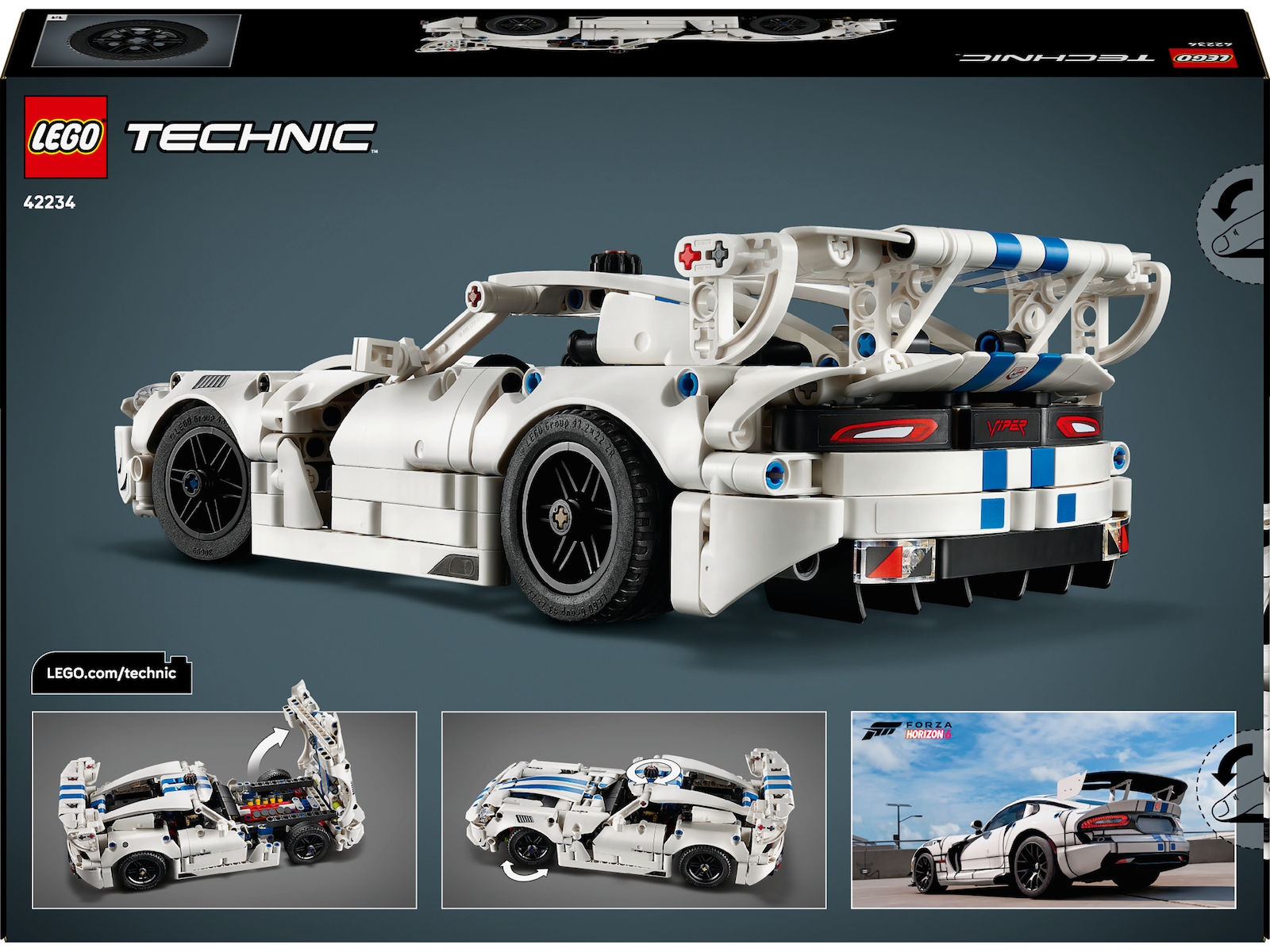 LEGO Technic Dodge Viper GTS-R sportsbil 42234 LEGO