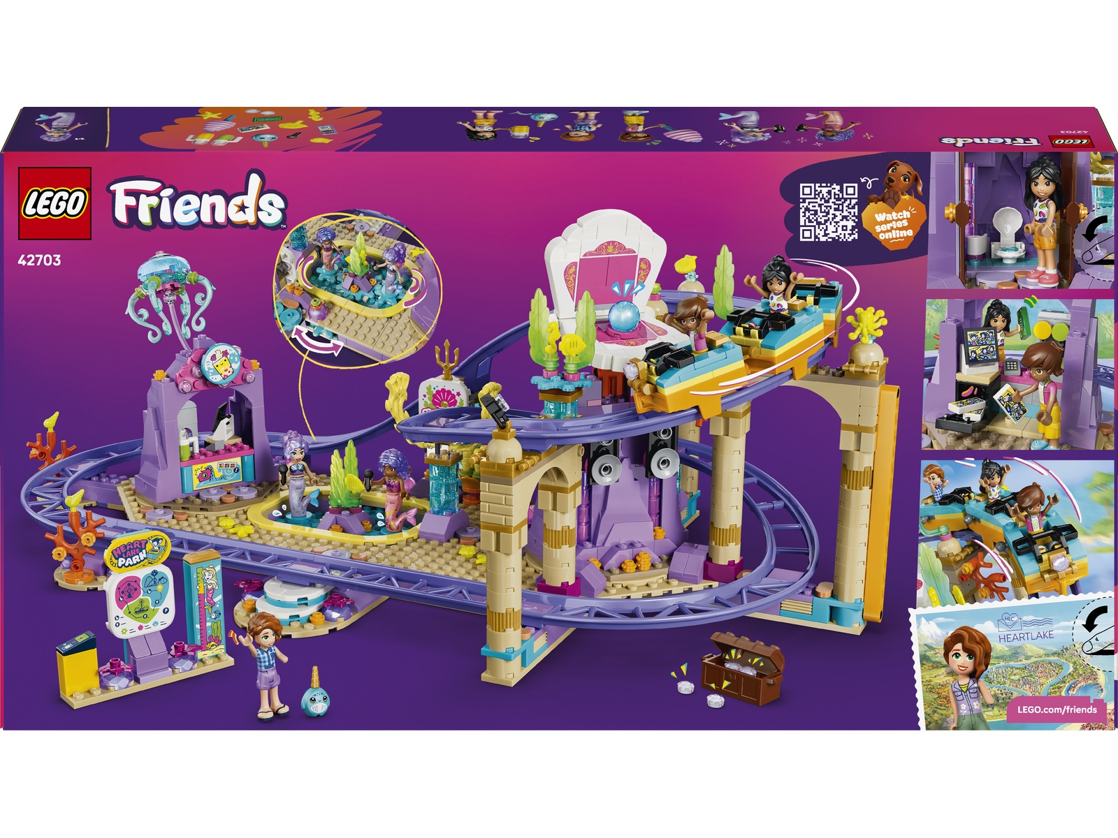 LEGO Friends Rutsjebane med havfruetema 42703 LEGO