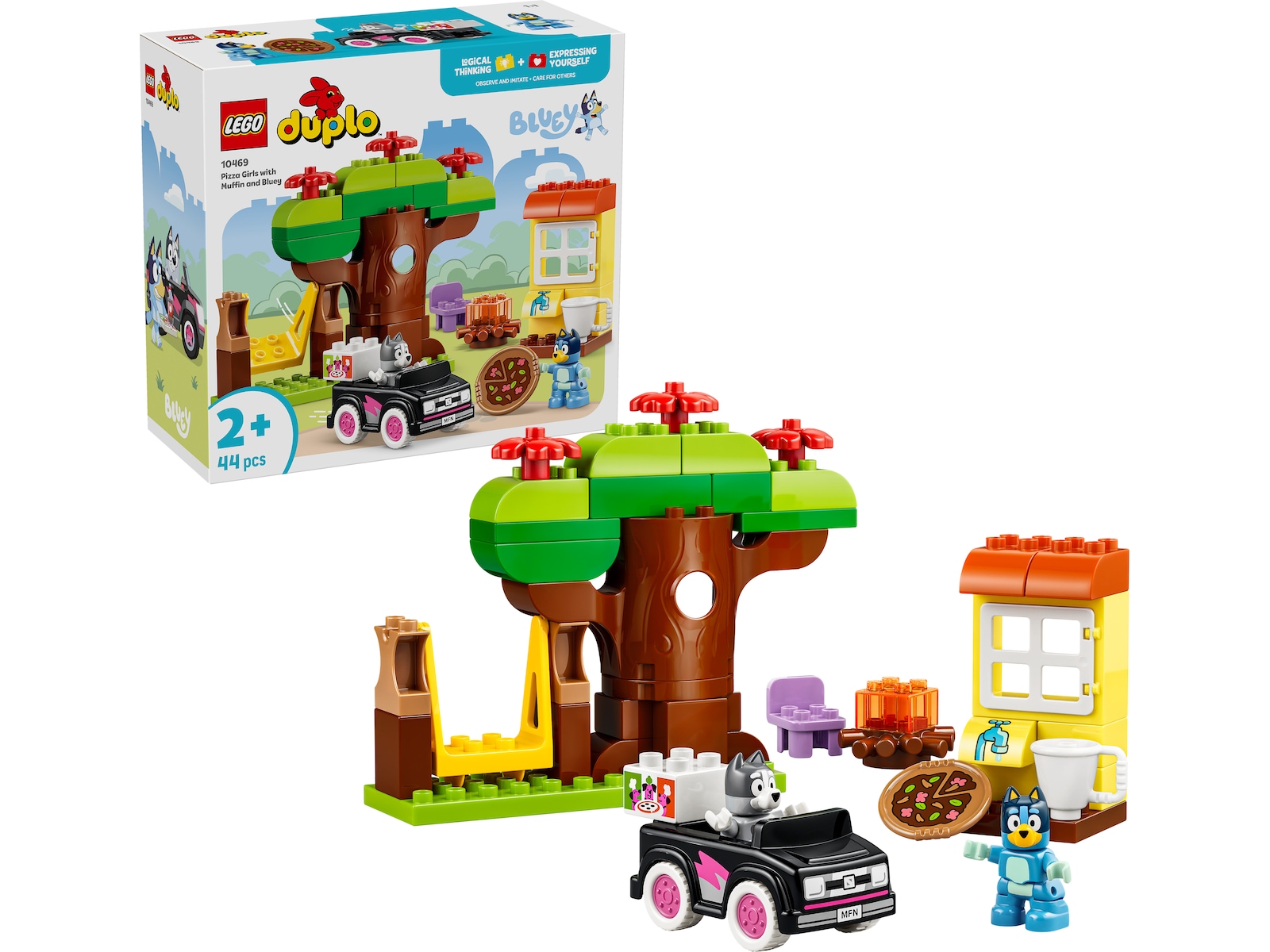 LEGO DUPLO Bluey Pizzapiger med Muffin og Bluey 10469 LEGO