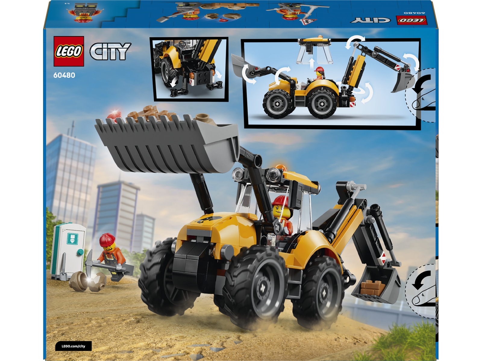 LEGO City Great Vehicles Gul gravlæsser 60480 LEGO